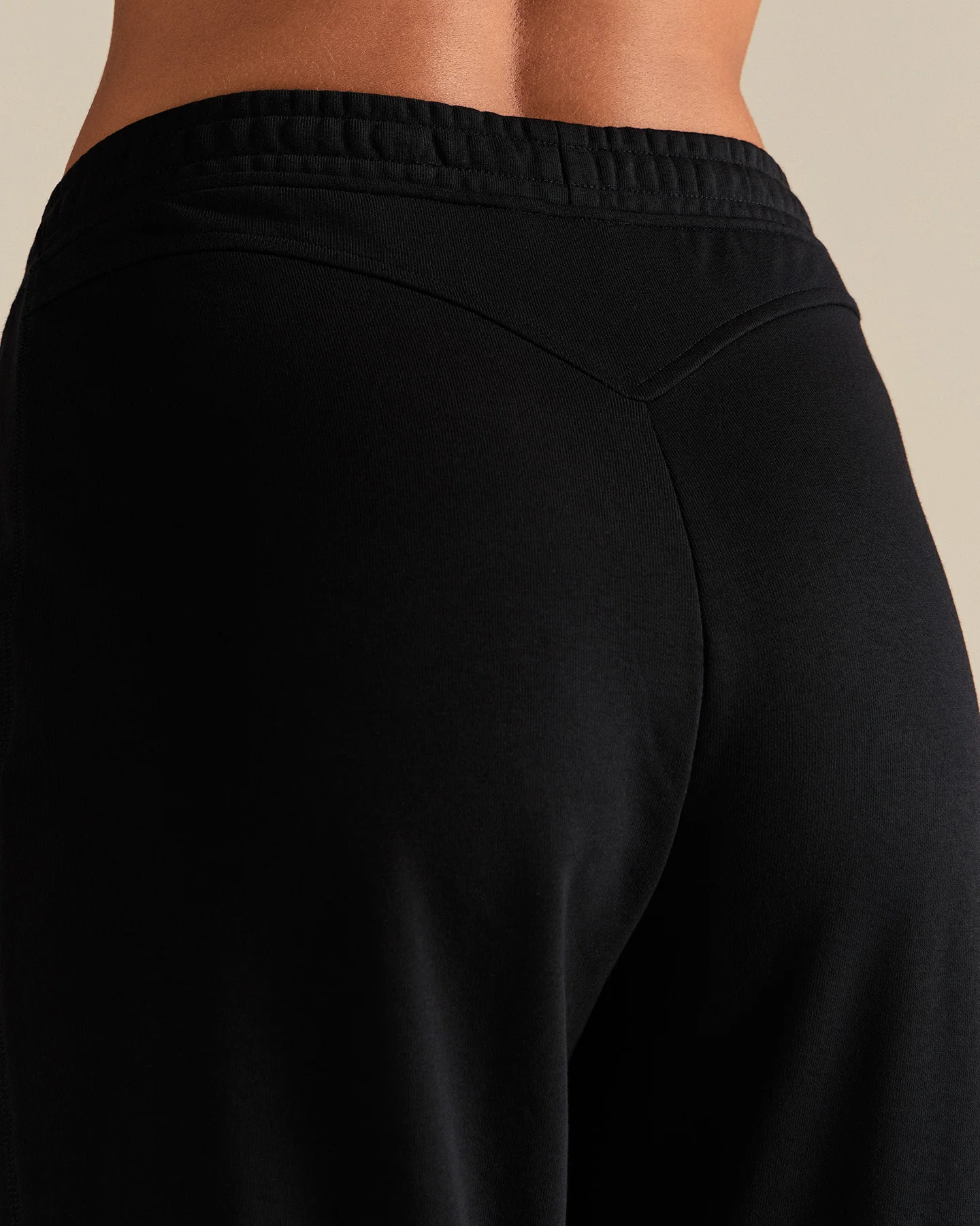 Comfort Cuffed Hem Joggers | Black - Image 3