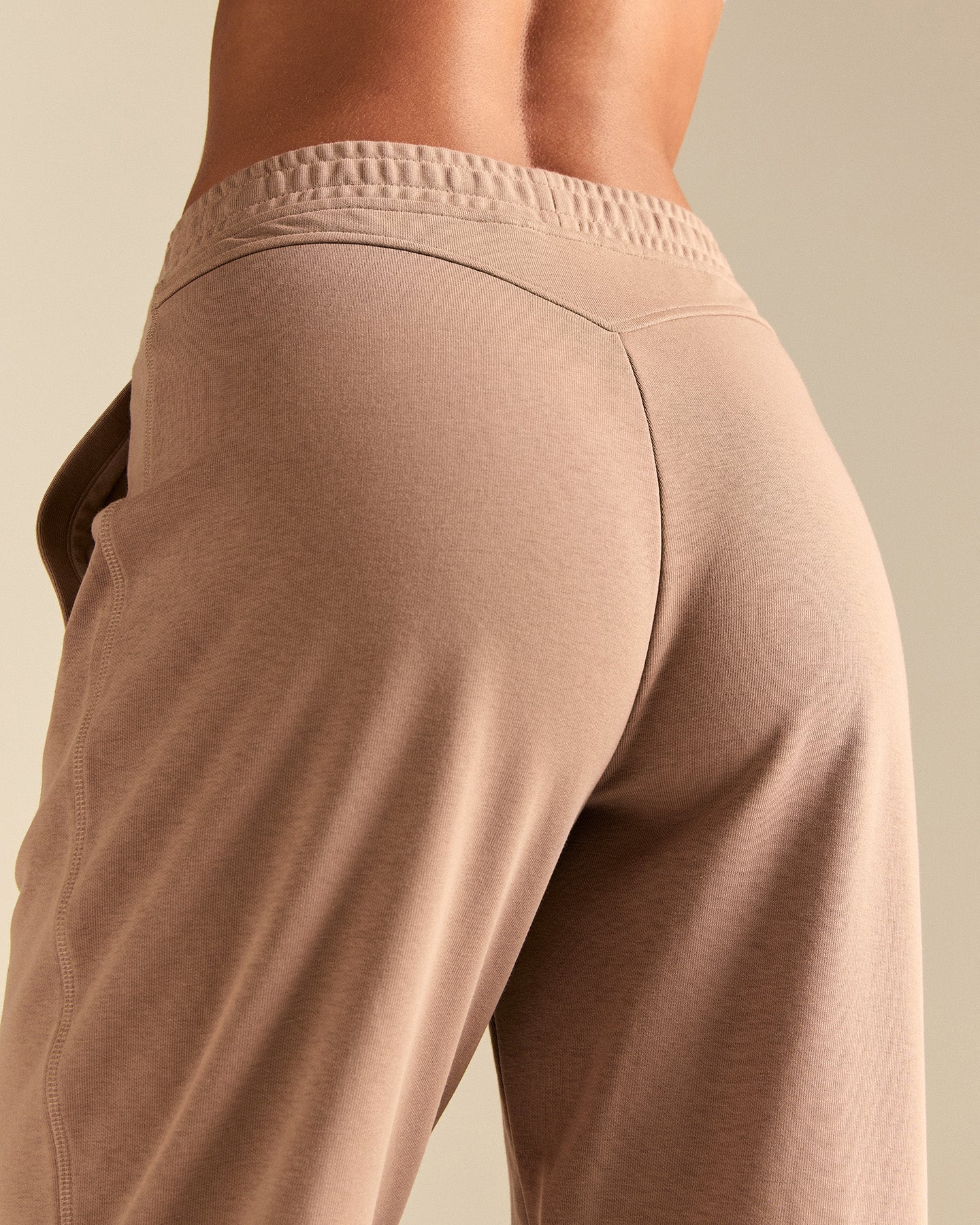 Comfort Cuffed Hem Joggers | Mauve Taupe - Image 2