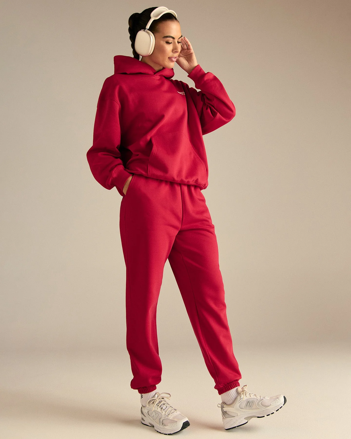 Comfort Joggers | Candy Apple - Image 3