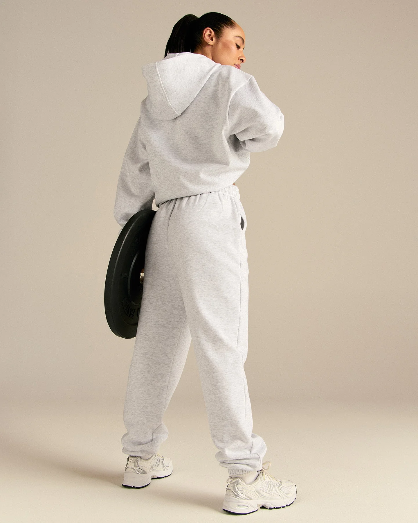 Comfort Joggers | Light Grey Marl - Image 2