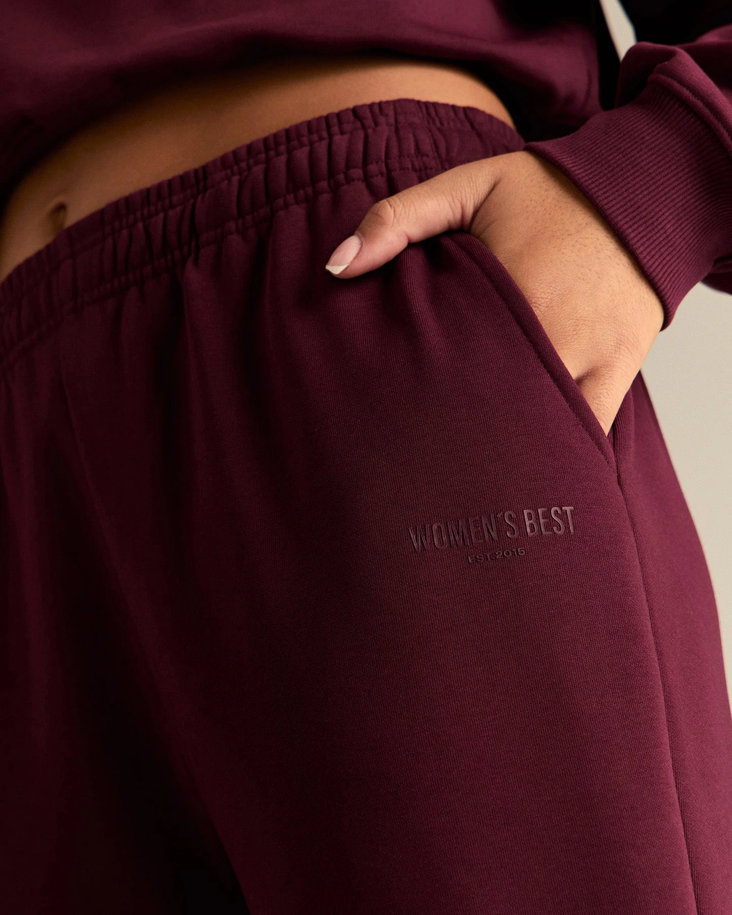 Comfort Joggers | Merlot - Image 3