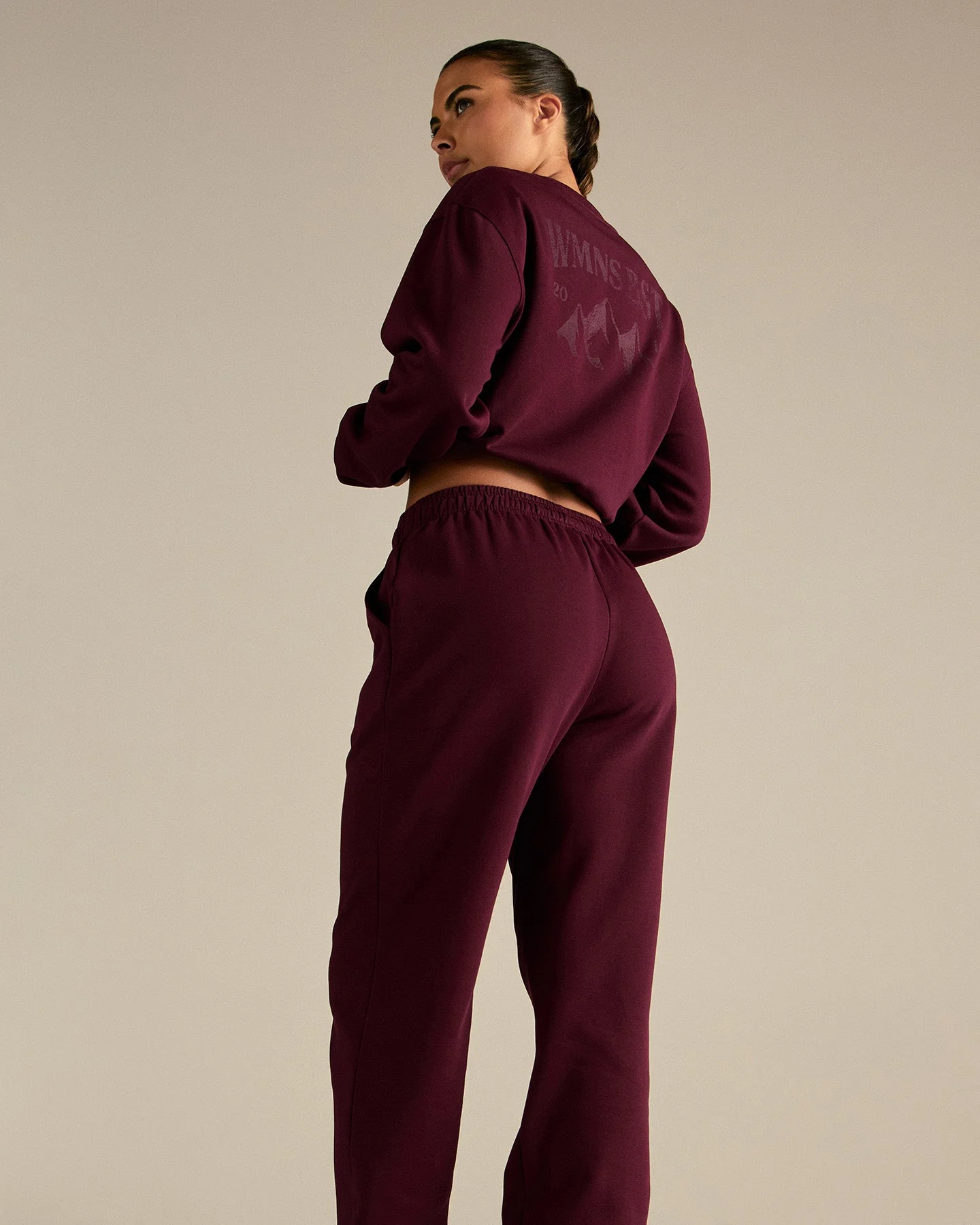 Comfort Joggers | Merlot - Image 4