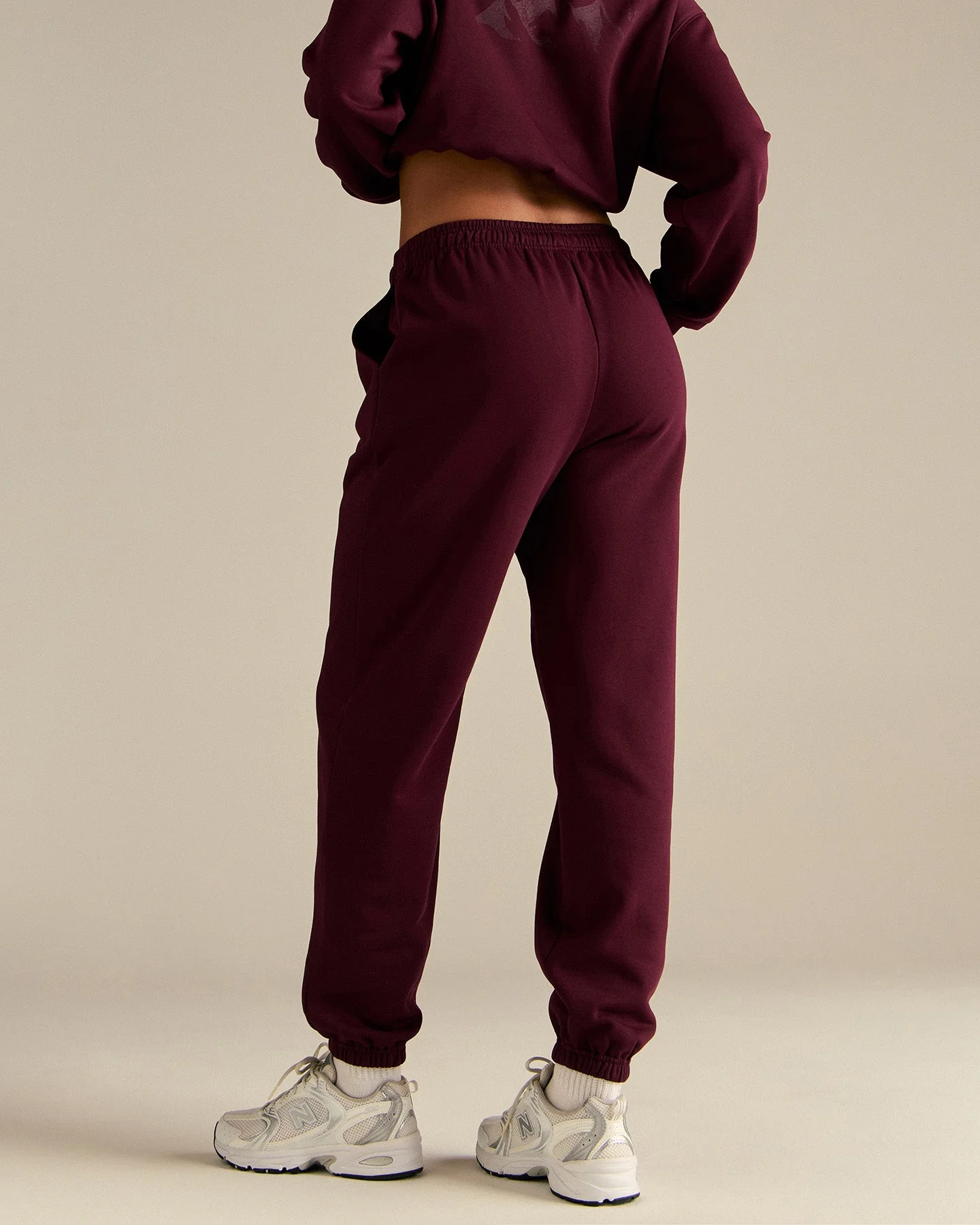 Comfort Joggers | Merlot - Image 8