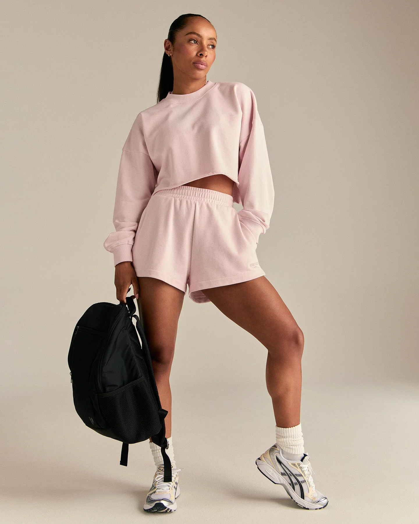 Comfort Lightweight Shorts | Ballet Pink - Image 4