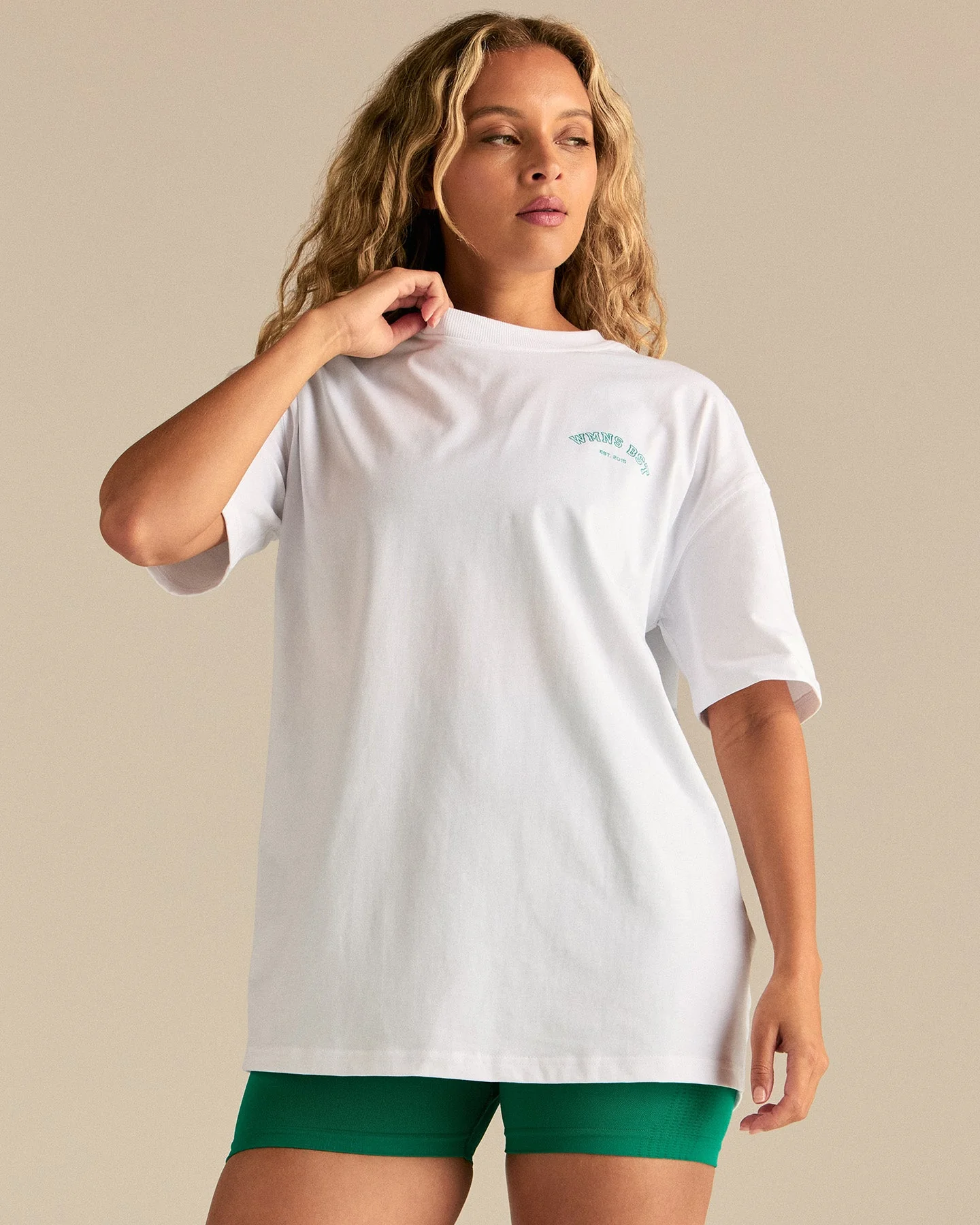 Comfort Oversized "10" Graphic T-Shirt | White