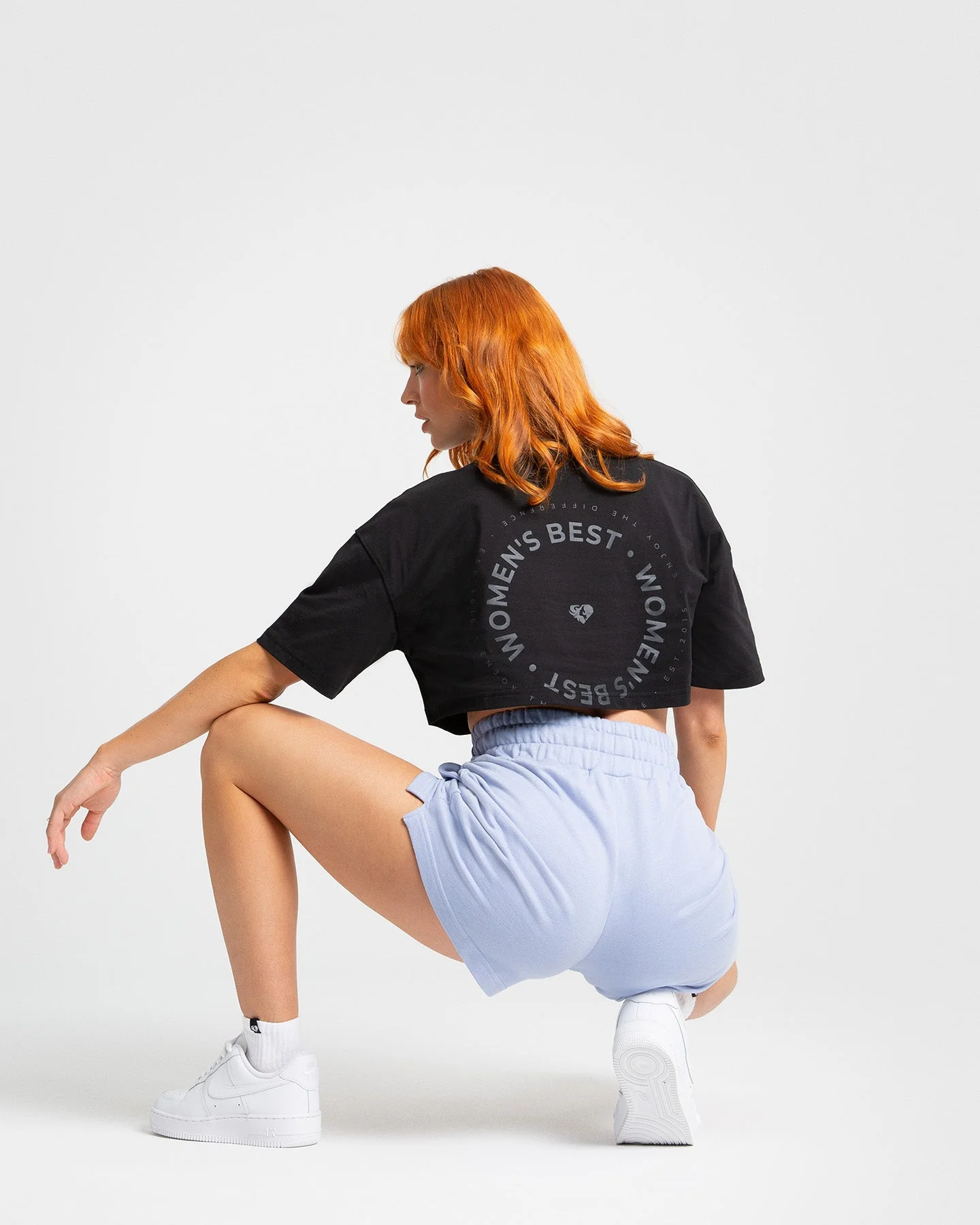Comfort Oversized Cropped Short Sleeve T-Shirt | Black - Image 5
