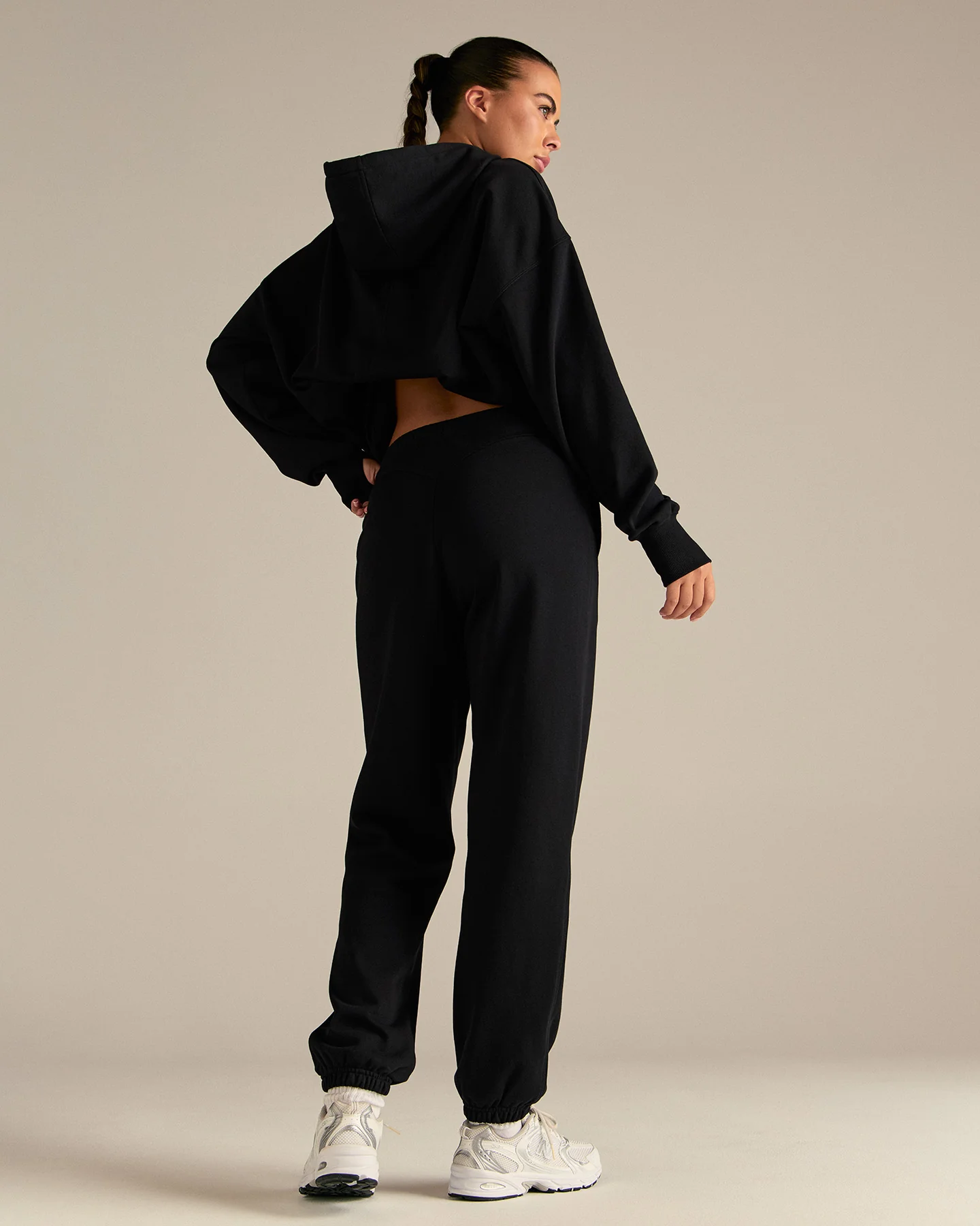 Comfort Oversized Hook Up Hoodie | Black - Image 3