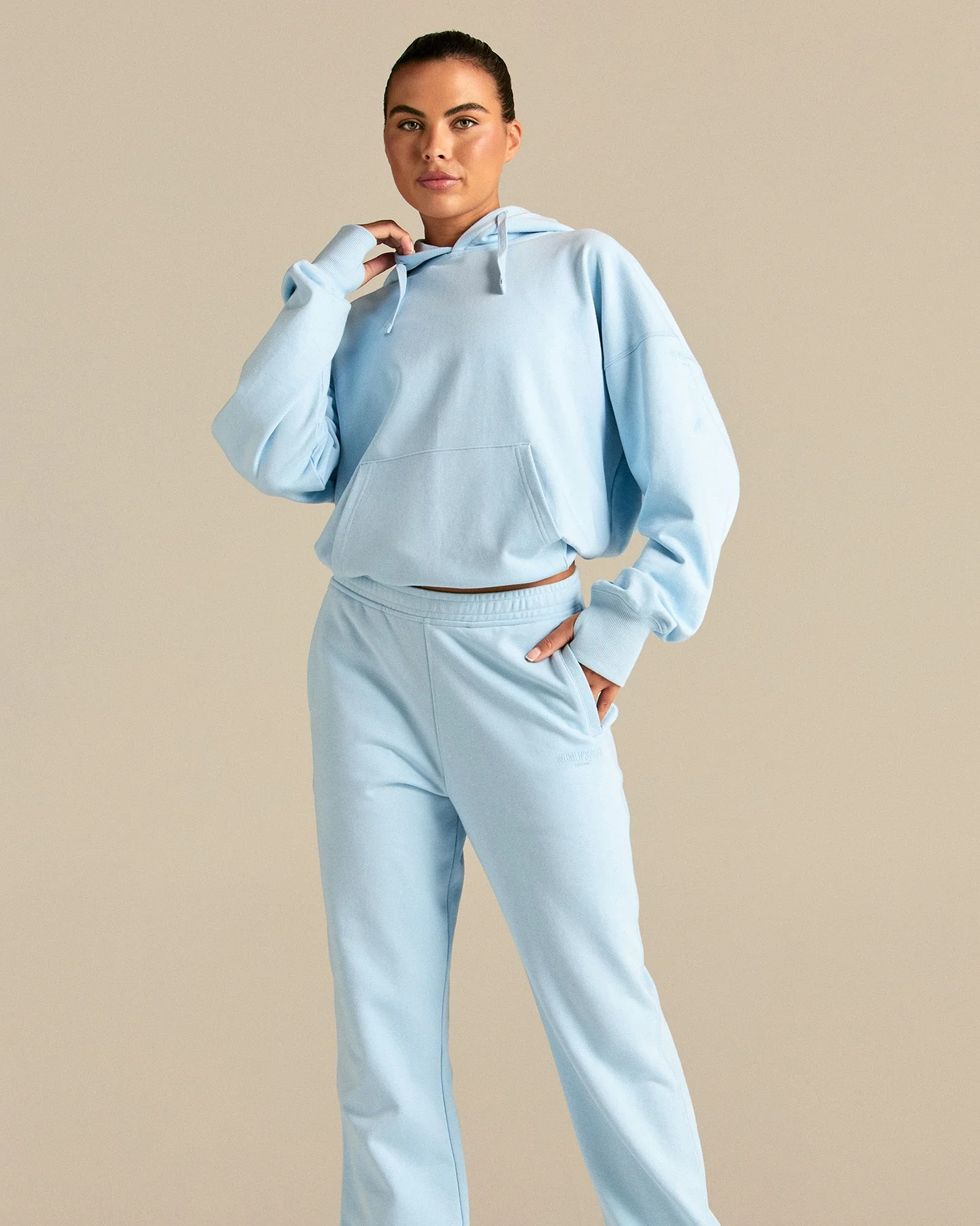 Comfort Oversized Hook Up Hoodie | Blue Haze - Image 4