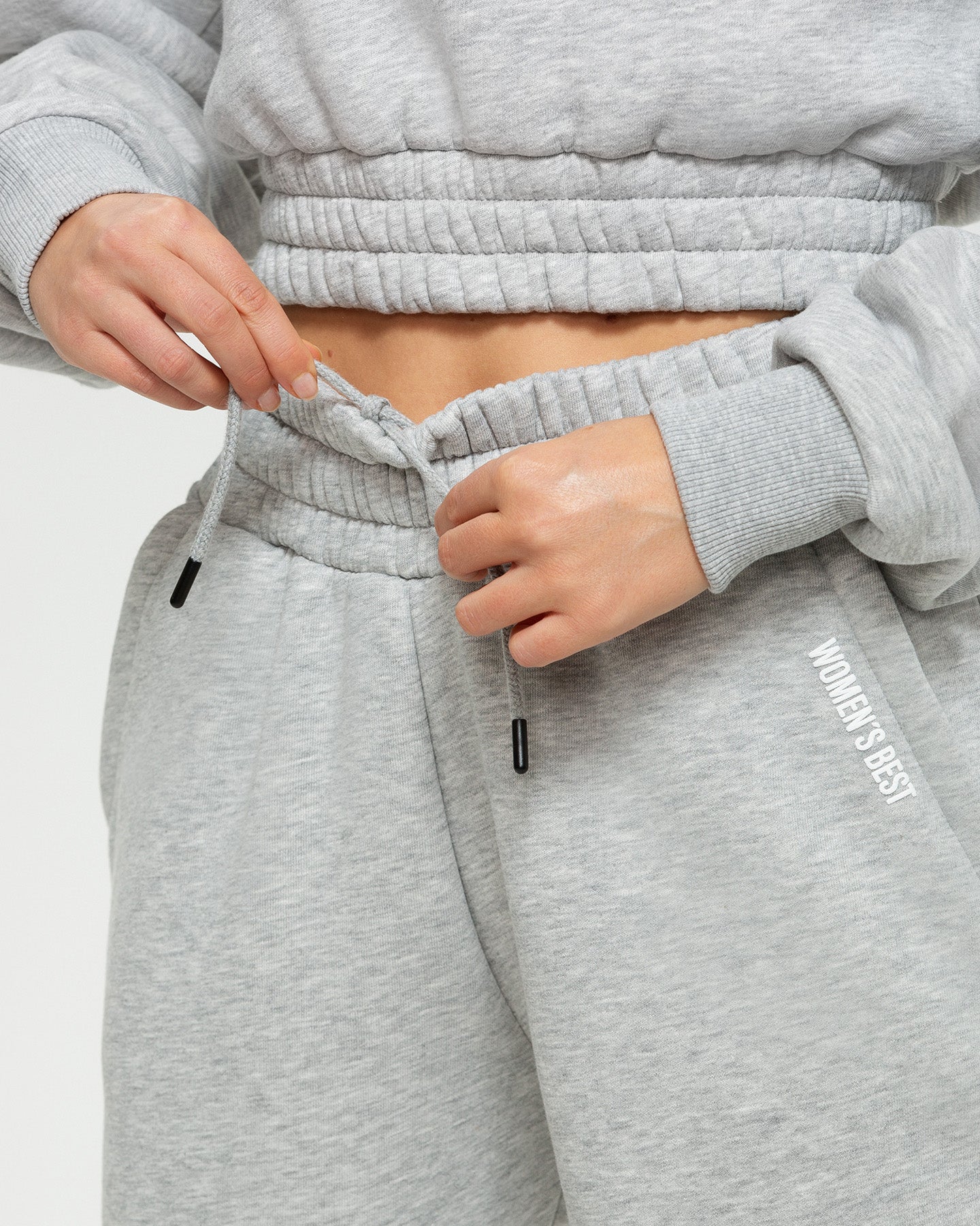 Comfort Oversized Joggers | Silver Grey Marl - Image 6