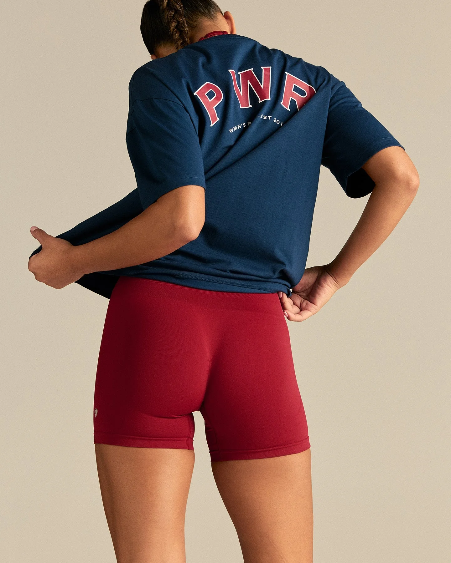 Comfort PWR Oversized Short Sleeve T-Shirt | True Navy - Image 2