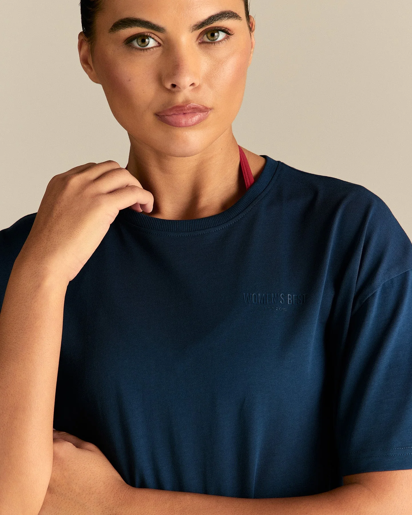 Comfort PWR Oversized Short Sleeve T-Shirt | True Navy - Image 3