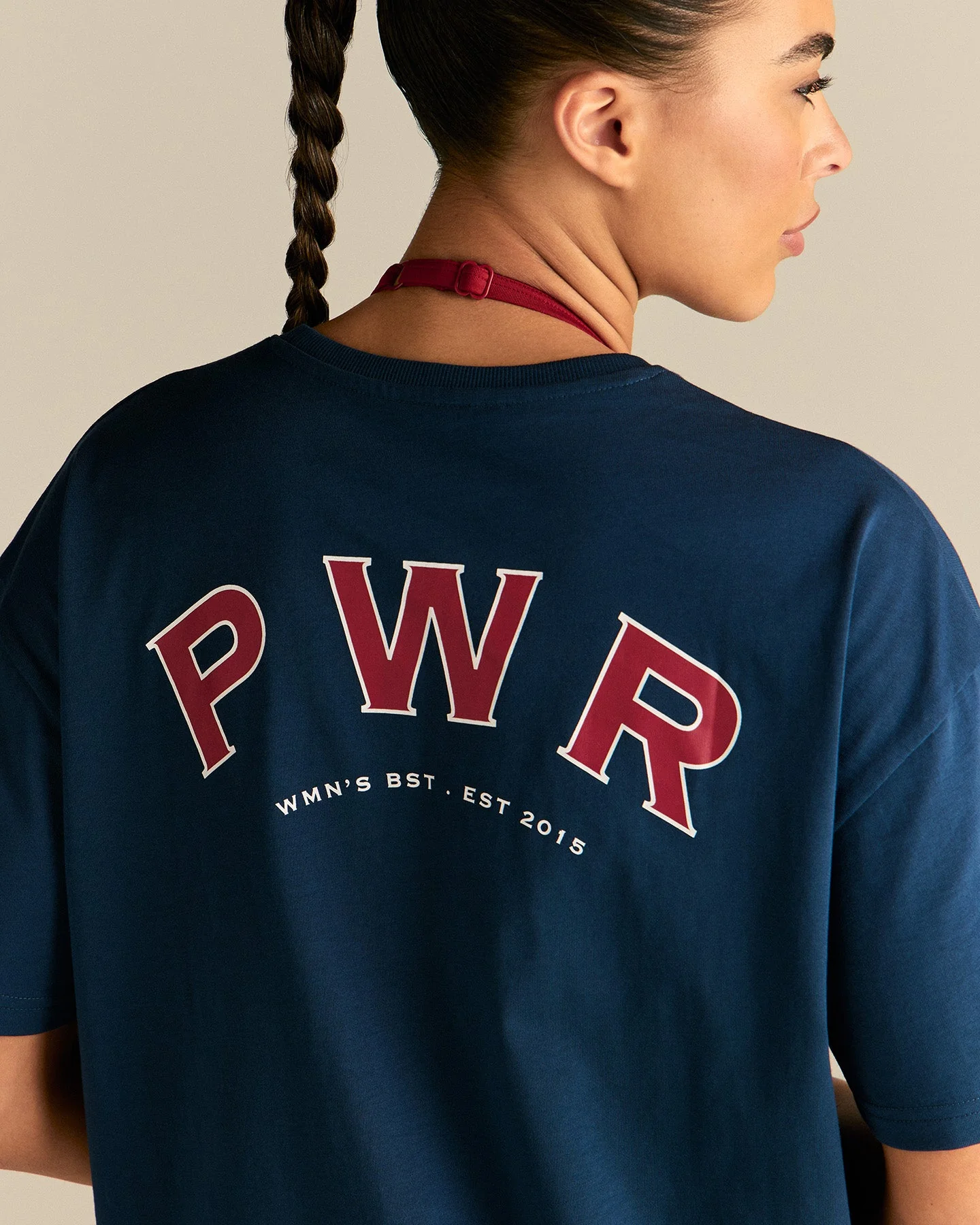 Comfort PWR Oversized Short Sleeve T-Shirt | True Navy - Image 7
