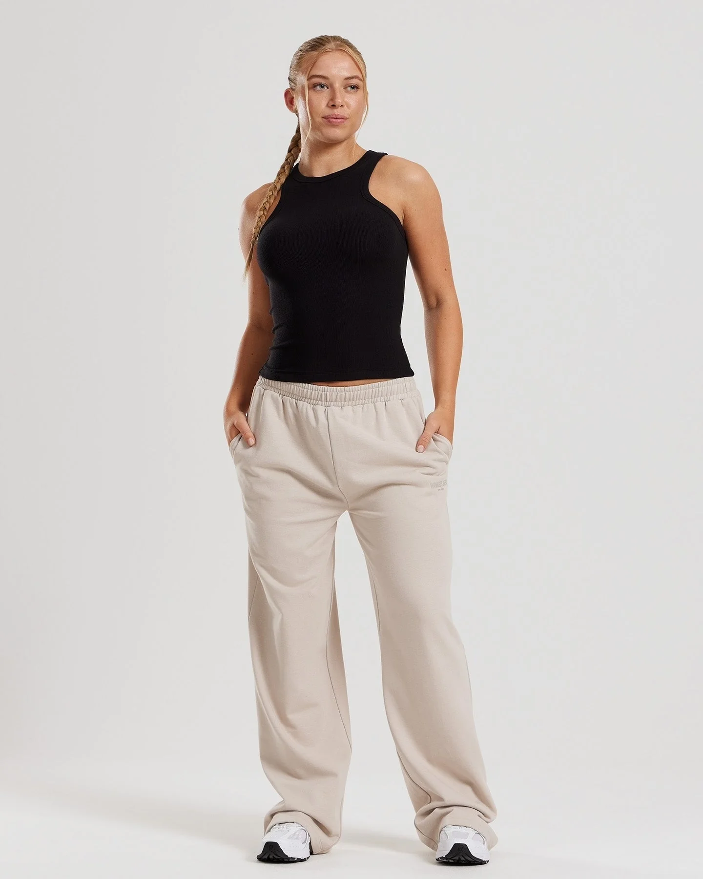 Comfort Ribbed Midi Tank | Black - Image 6