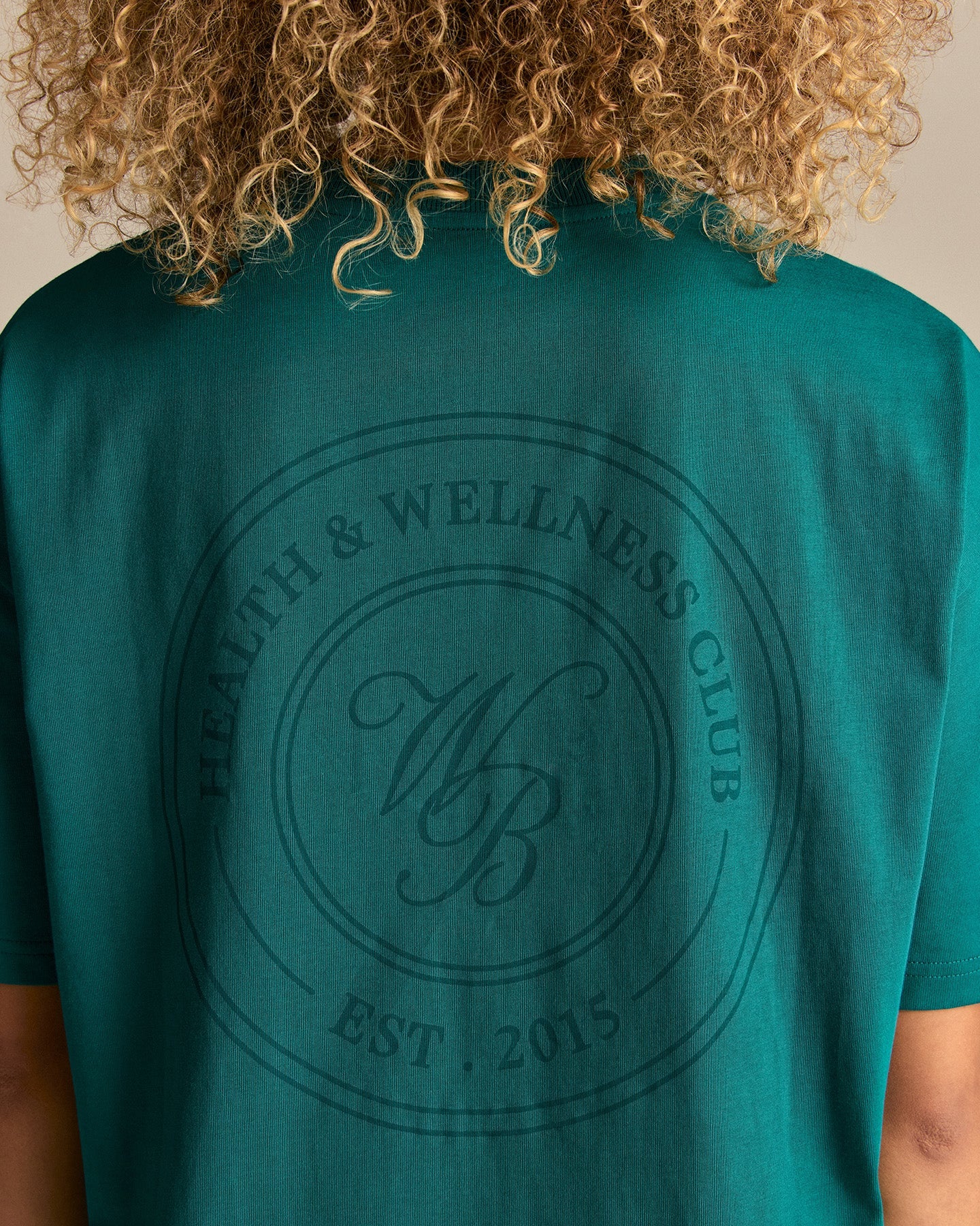 Comfort WB Logo Oversized Short Sleeve T-Shirt | Eden Green - Image 6