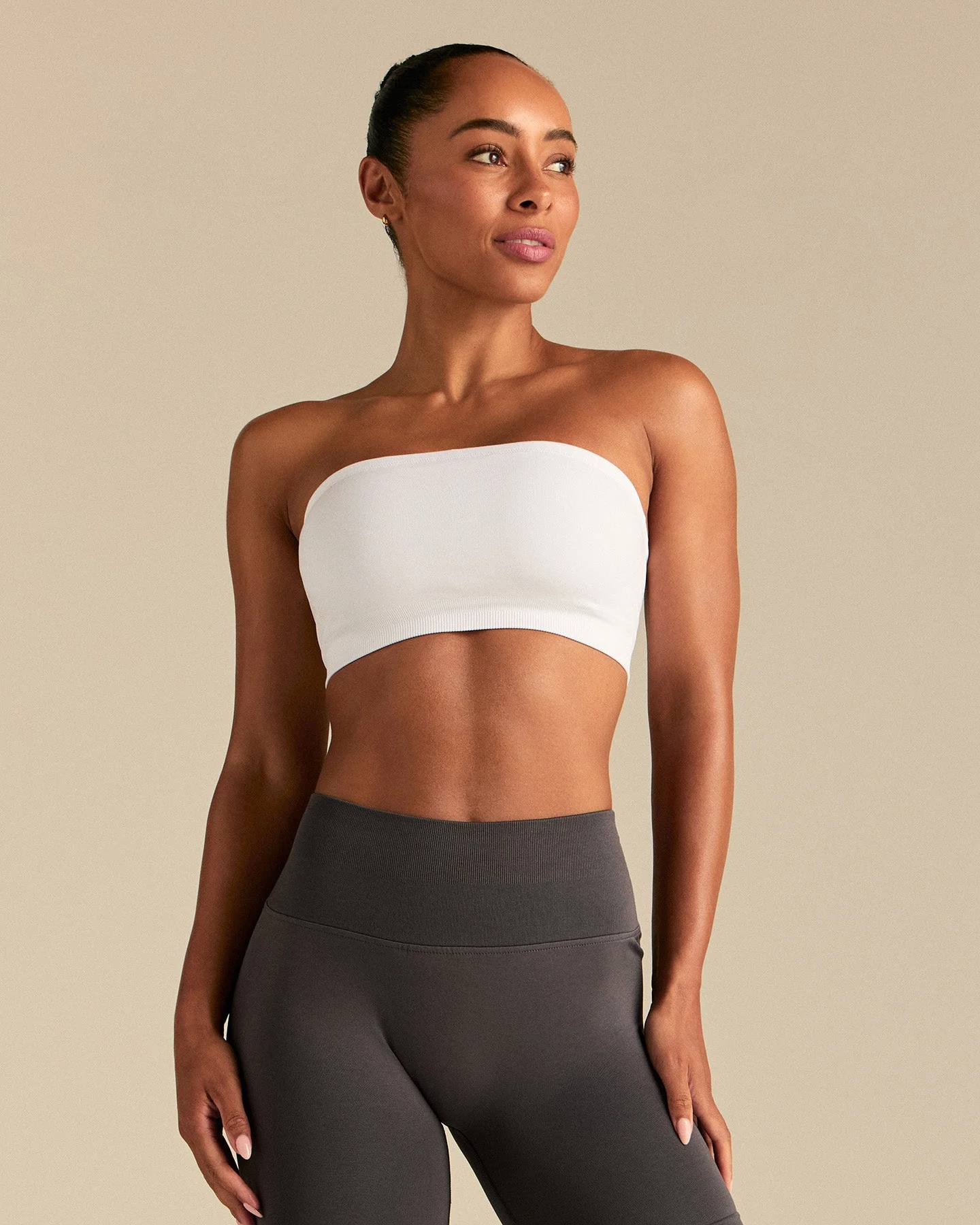 Define 2.0 Bandeau Bra | White