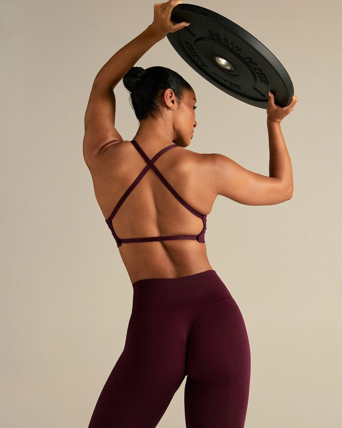 Define 2.0 Cross Back Bra | Merlot - Image 3