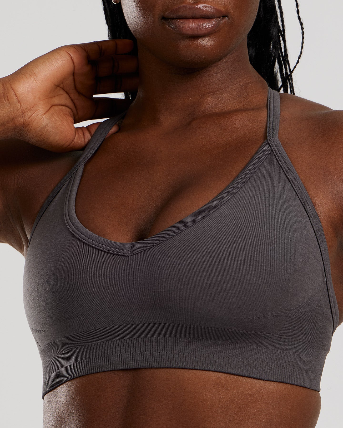 Define 2.0 Halter Neck Bra | Graphite - Image 3