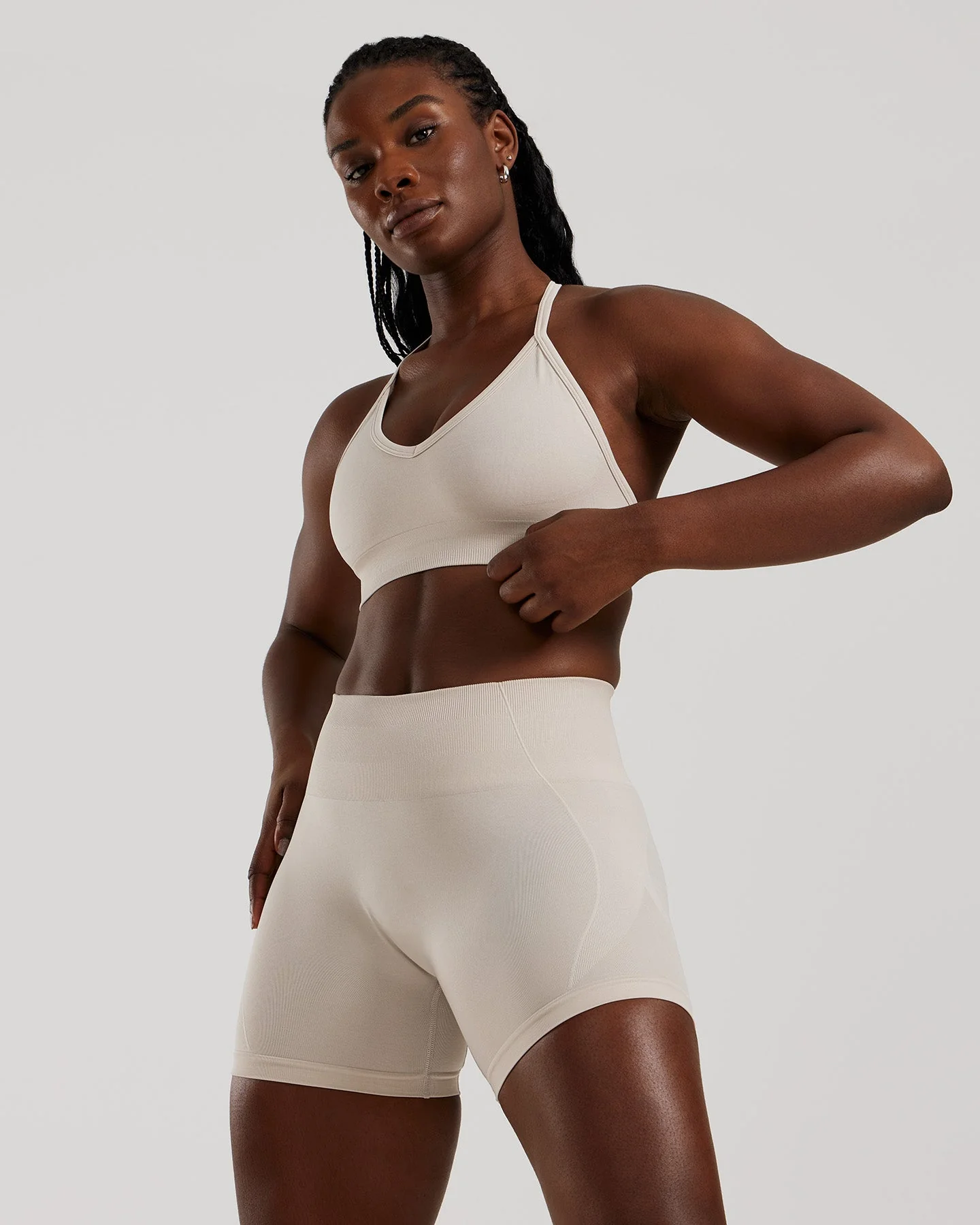 Define 2.0 Halter Neck Bra | Stone - Image 6