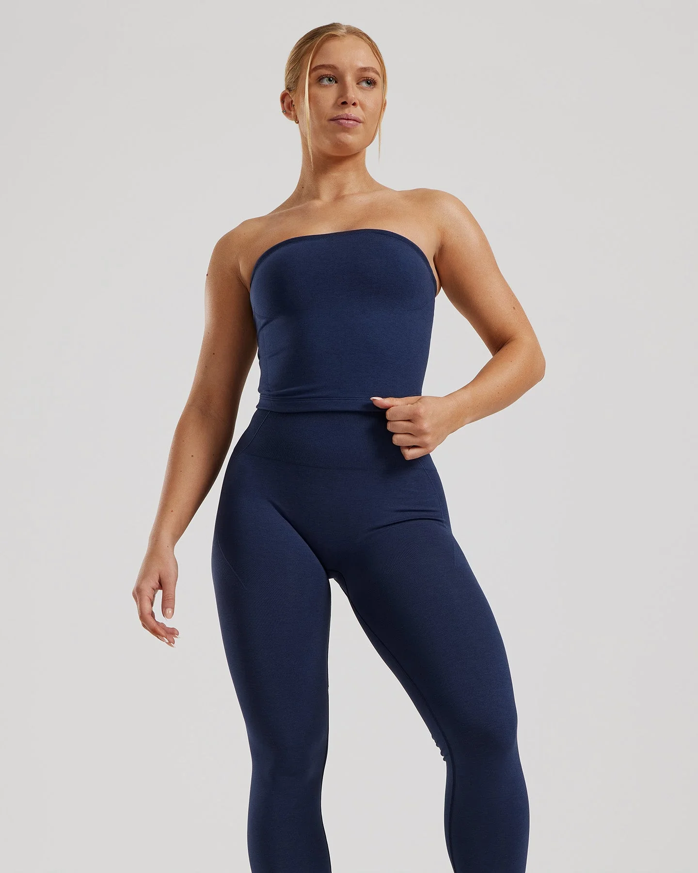 Define 2.0 Longline Bandeau Bra | Sapphire Blue - Image 5