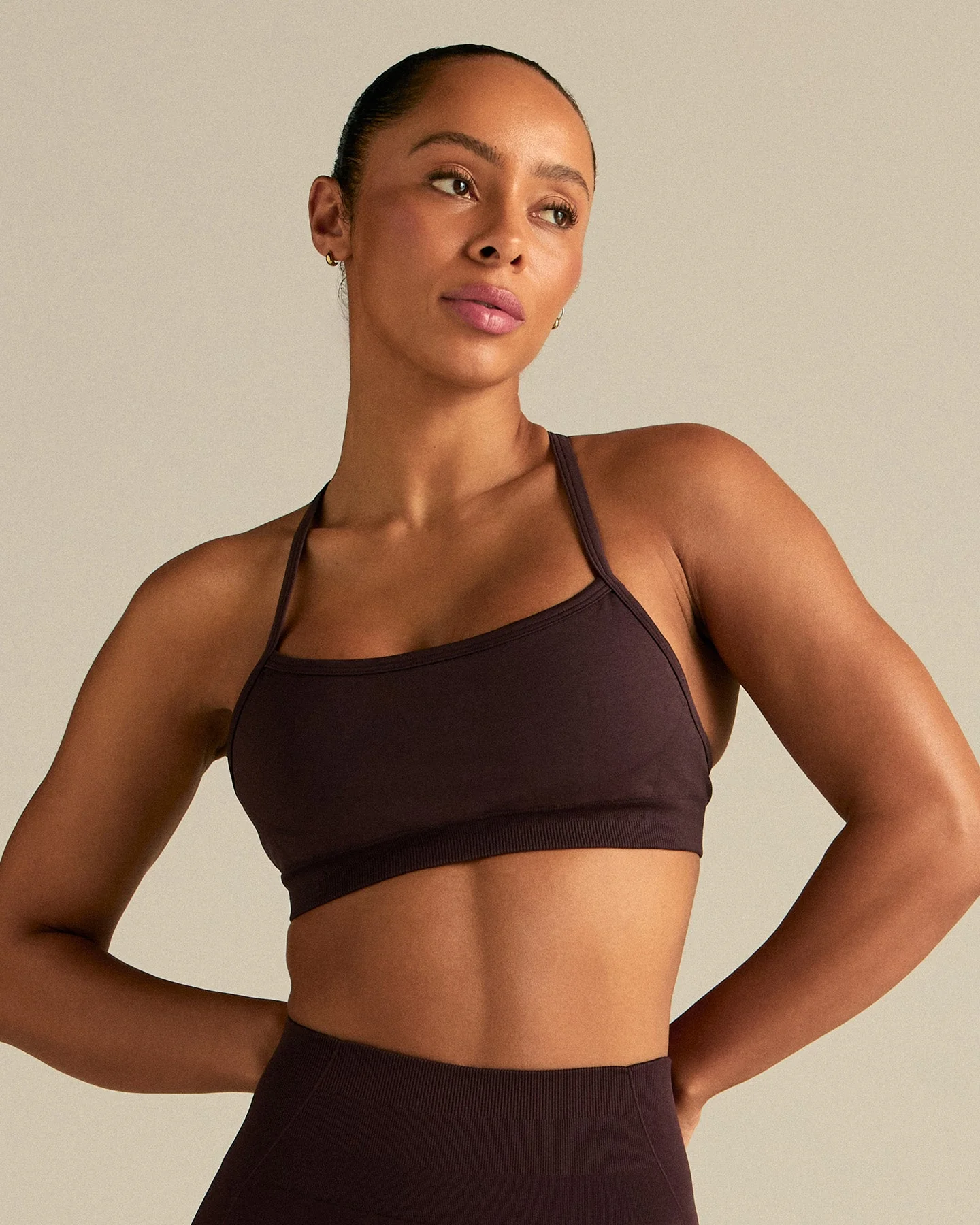 Define 2.0 Racer Back Bra | Cafe Noir
