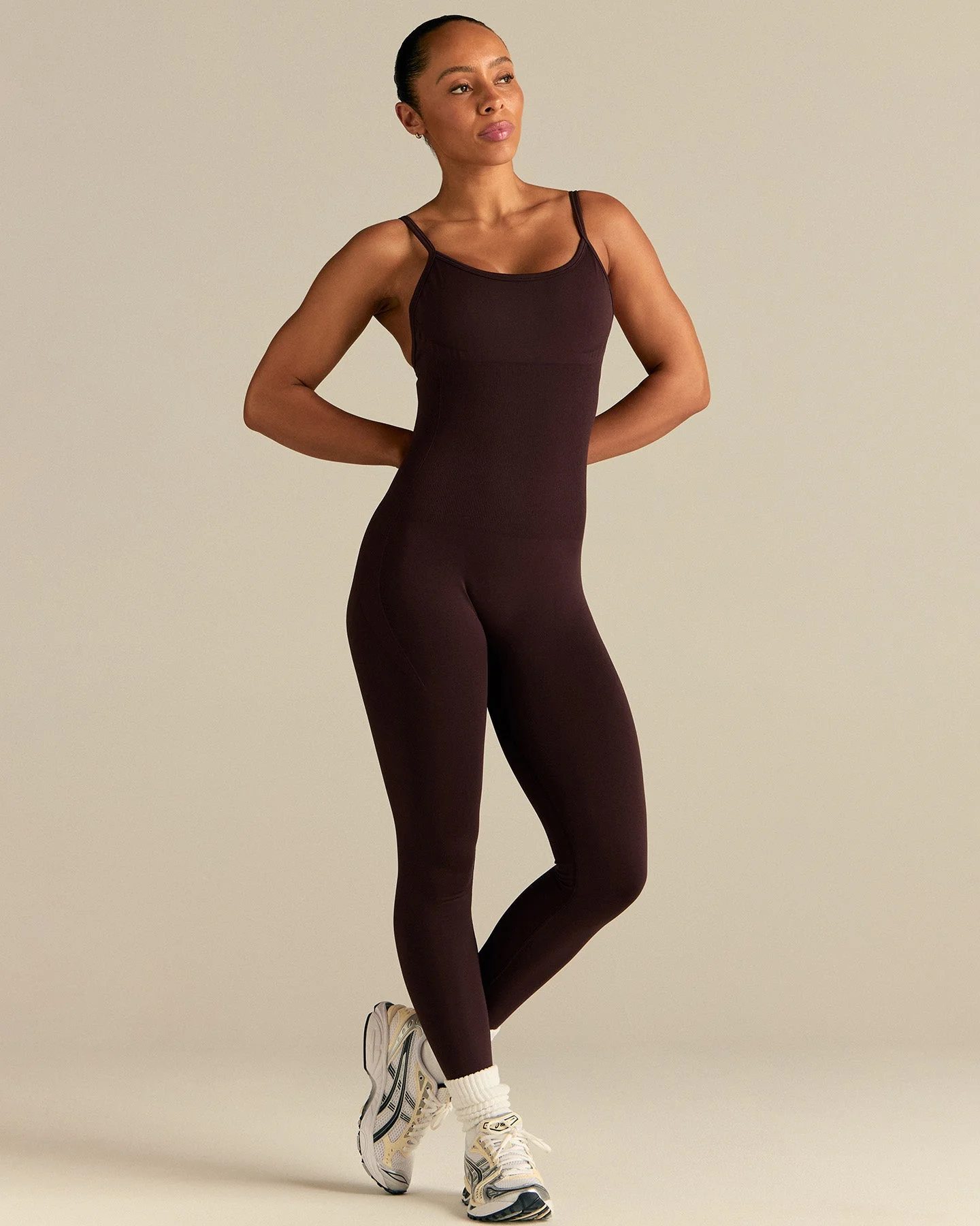 Define 2.0 Scrunch Adjustable Unitard | Cafe Noir - Image 6