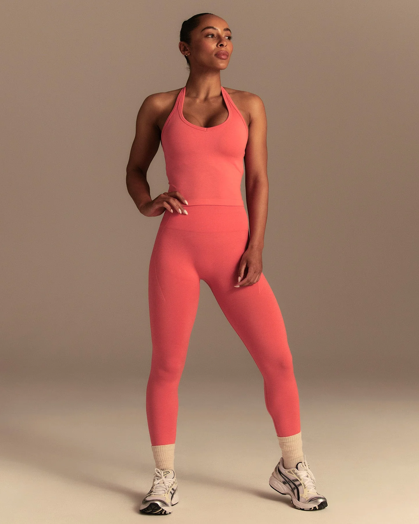 Define 2.0 High Waist Scrunch Leggings | Sunlit Coral - Image 4