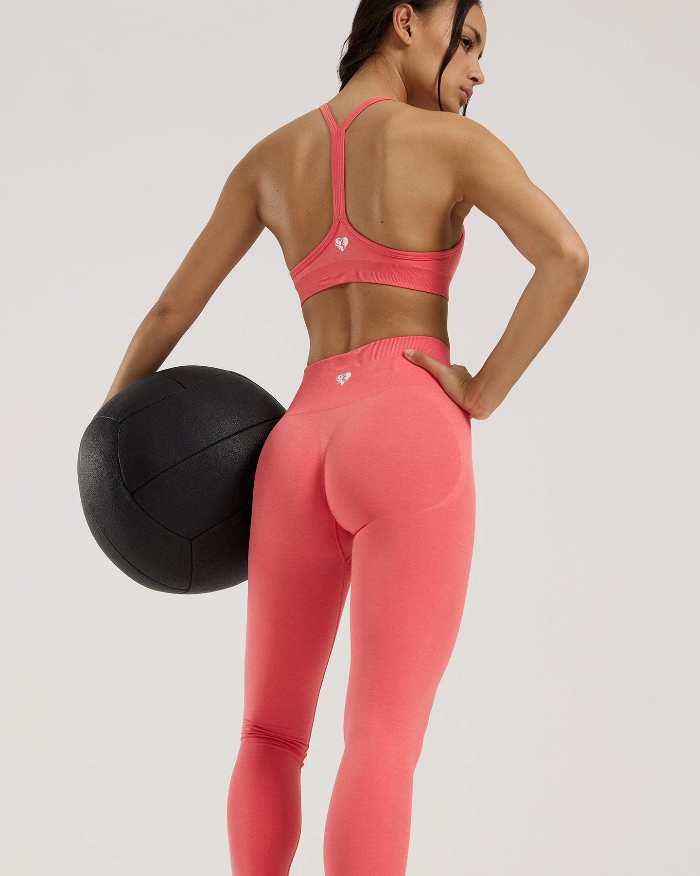 Define 2.0 High Waist Scrunch Leggings | Sunlit Coral - Image 6