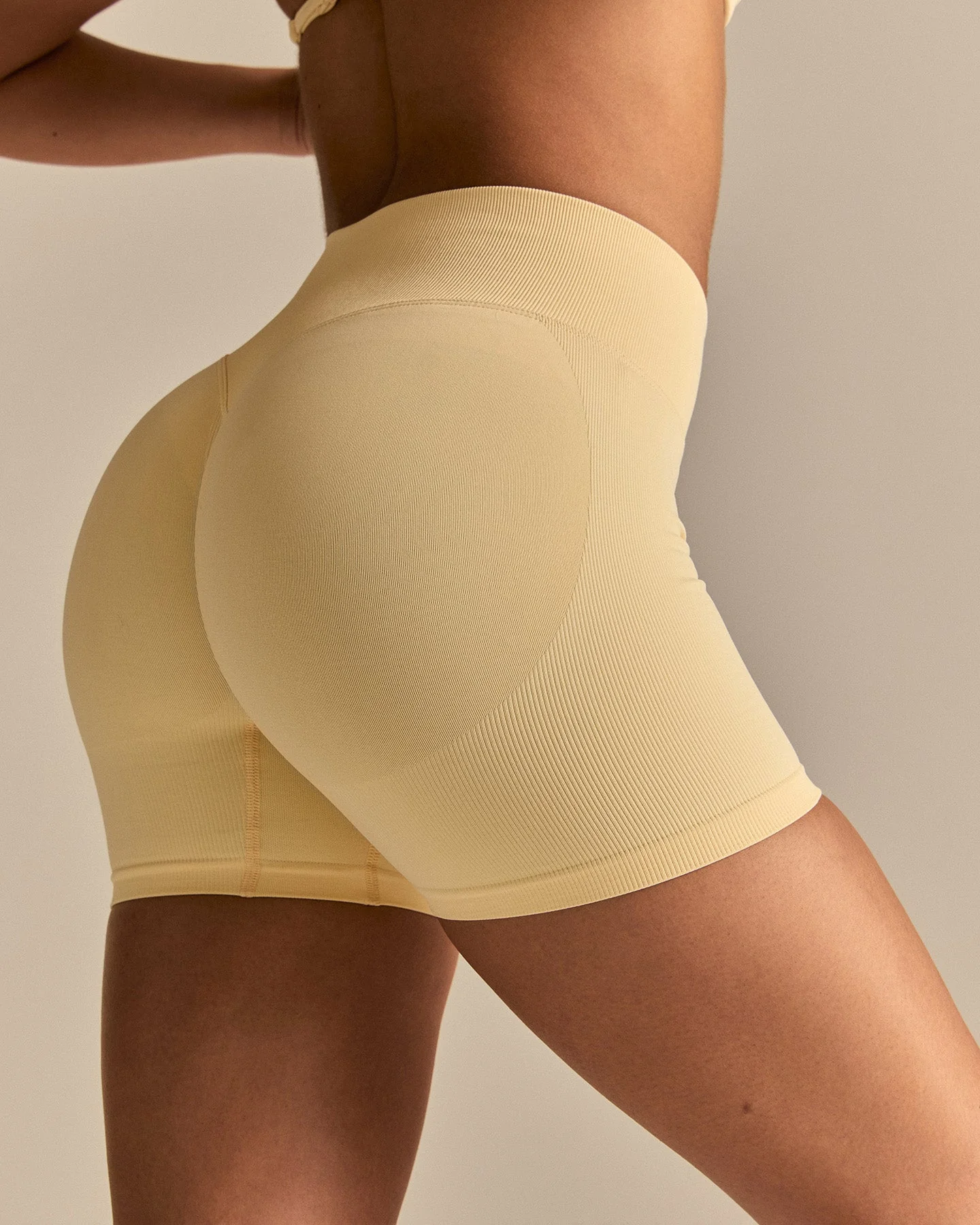 Emphasize Mid Waist 5" Shorts | Buttercup - Image 4