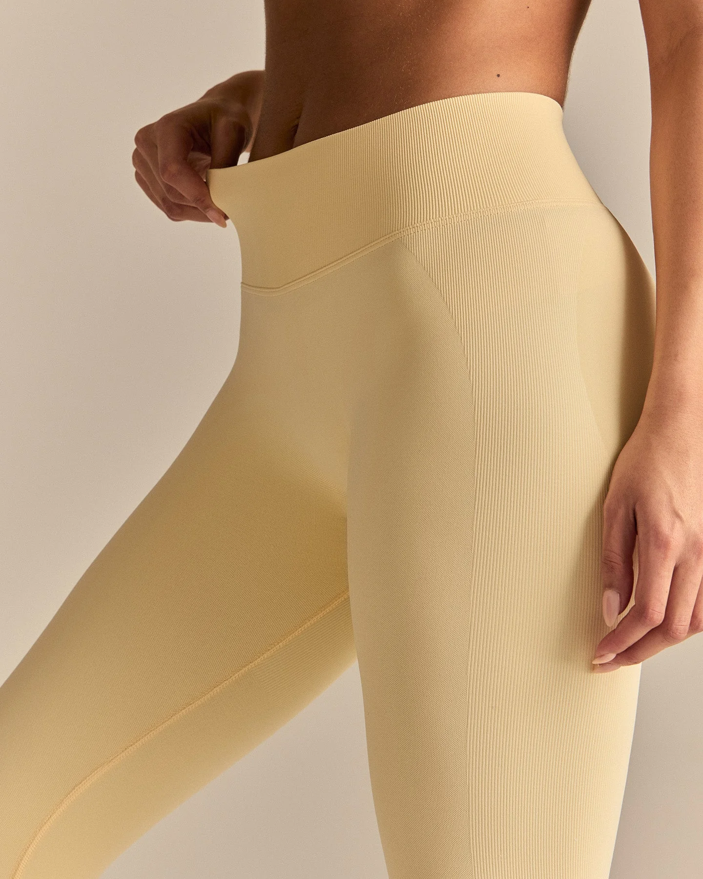 Emphasize Mid Waist Leggings | Buttercup - Image 6