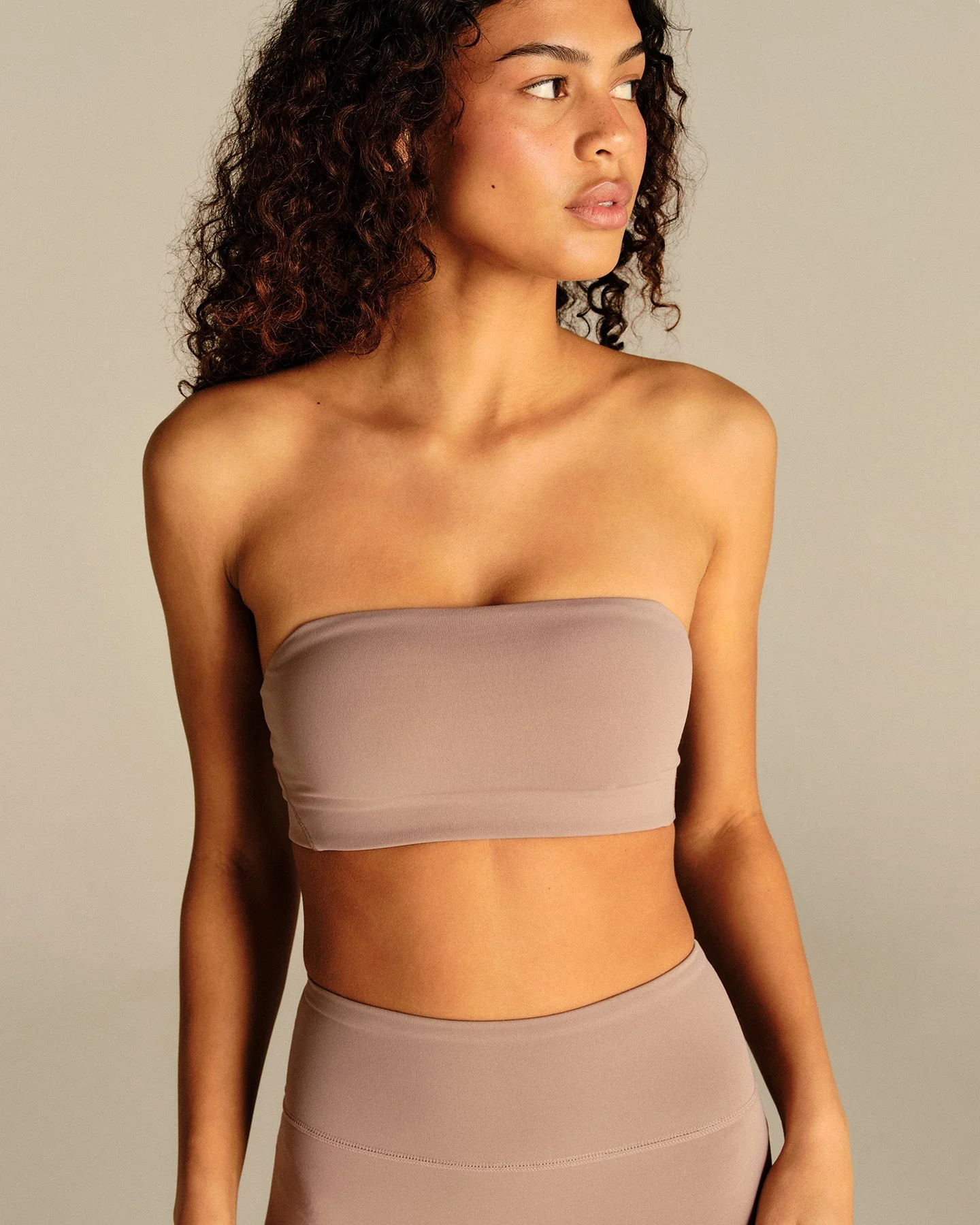 Essential Bandeau Convertible Bra | Mauve Taupe - Image 2