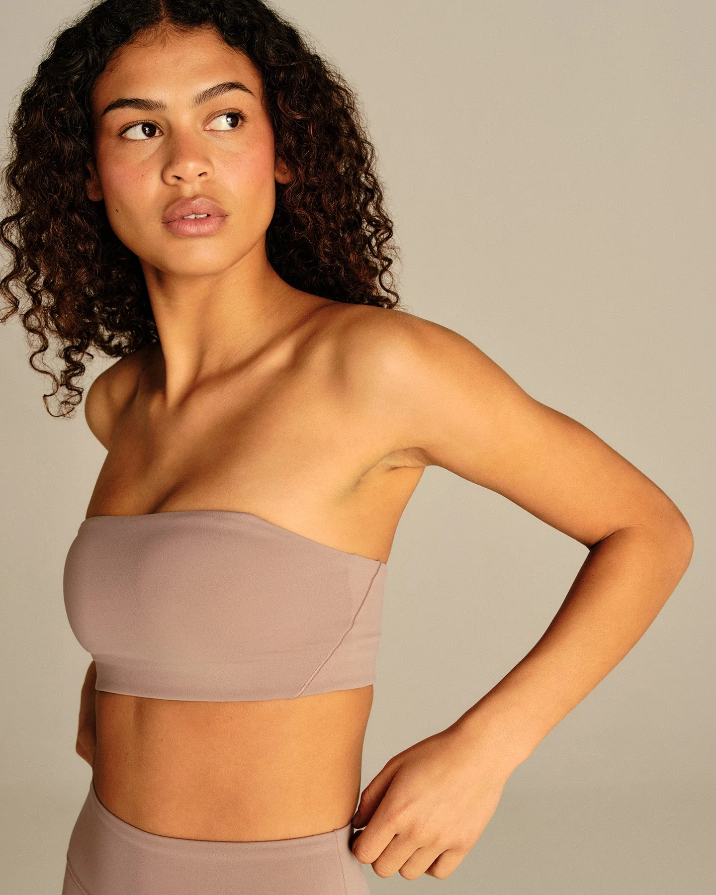 Essential Bandeau Convertible Bra | Mauve Taupe - Image 4