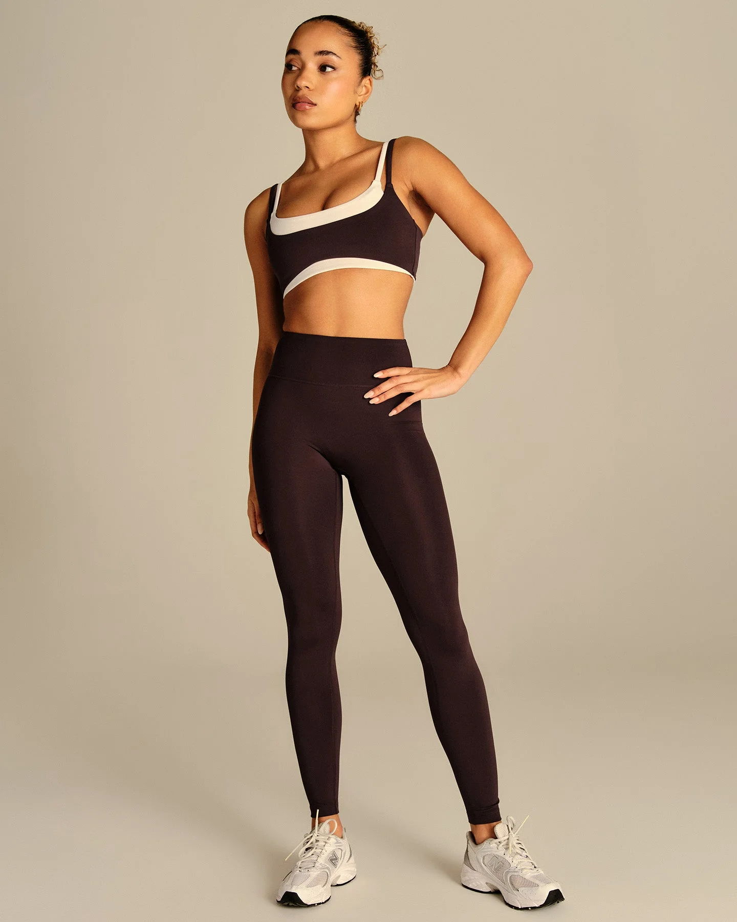 Essential Double Layer Bra | Cafe Noir - Image 4