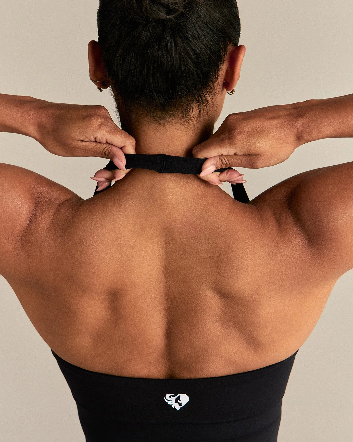 Essential Halter Tank | Black - Image 3