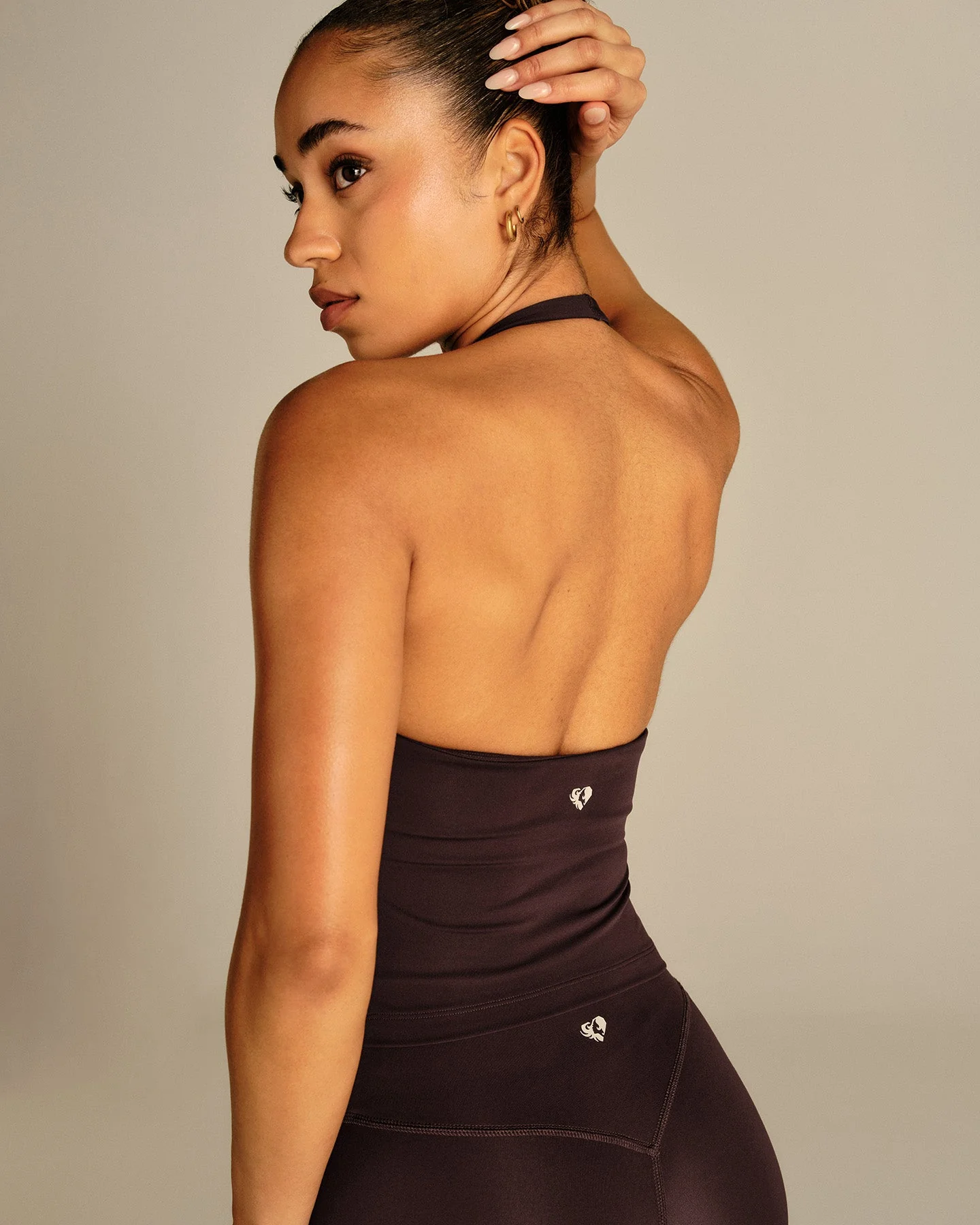 Essential Halter Tank | Cafe Noir - Image 2