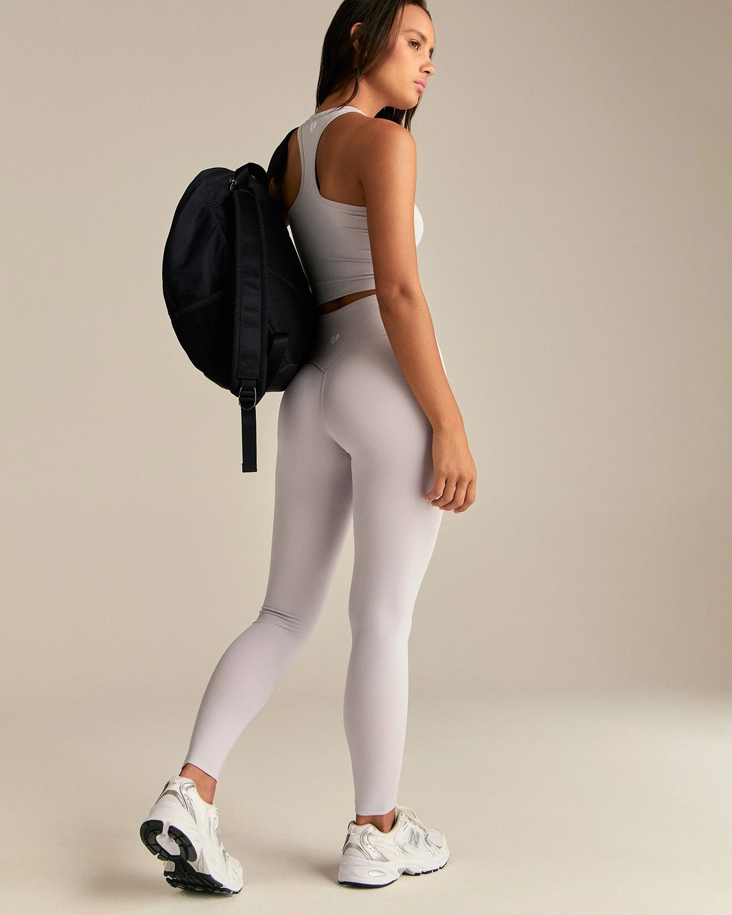 Essential High Waist Leggings | Steel Grey - Image 7