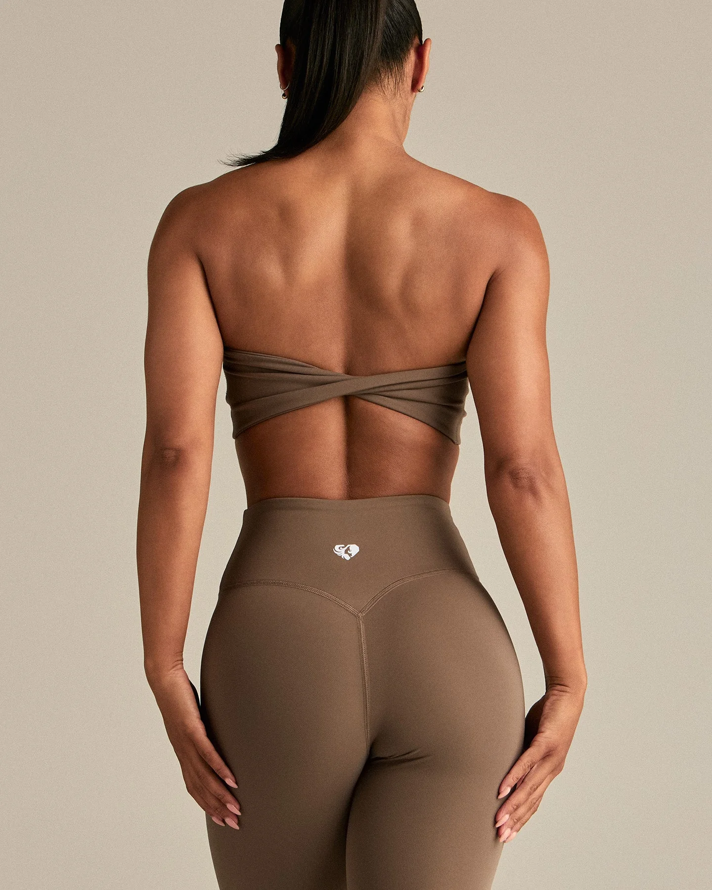 Essential Twist Back Bandeau Bra | Caribou - Image 2