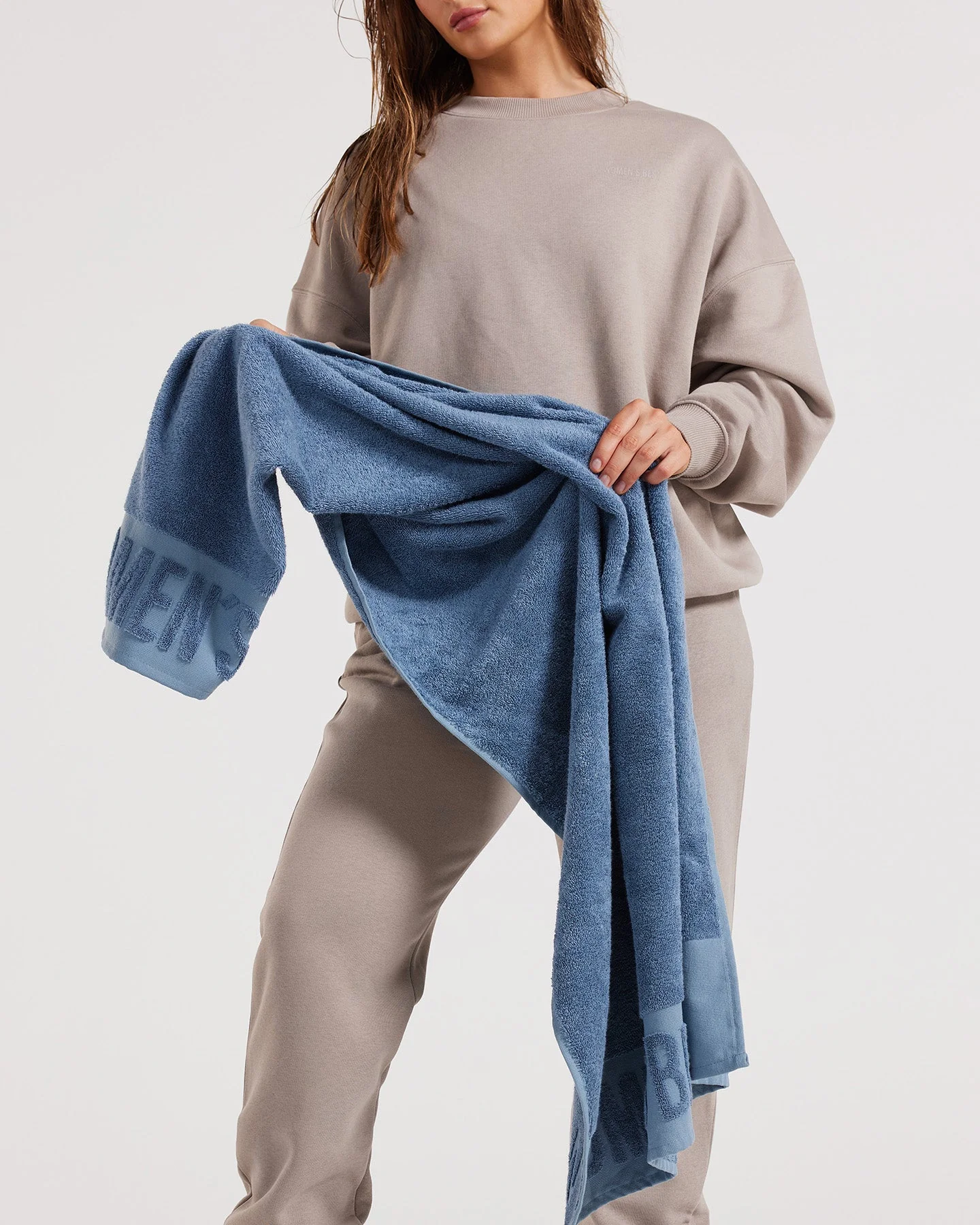 Large Sweat Towel | Smoke Blue - Image 5