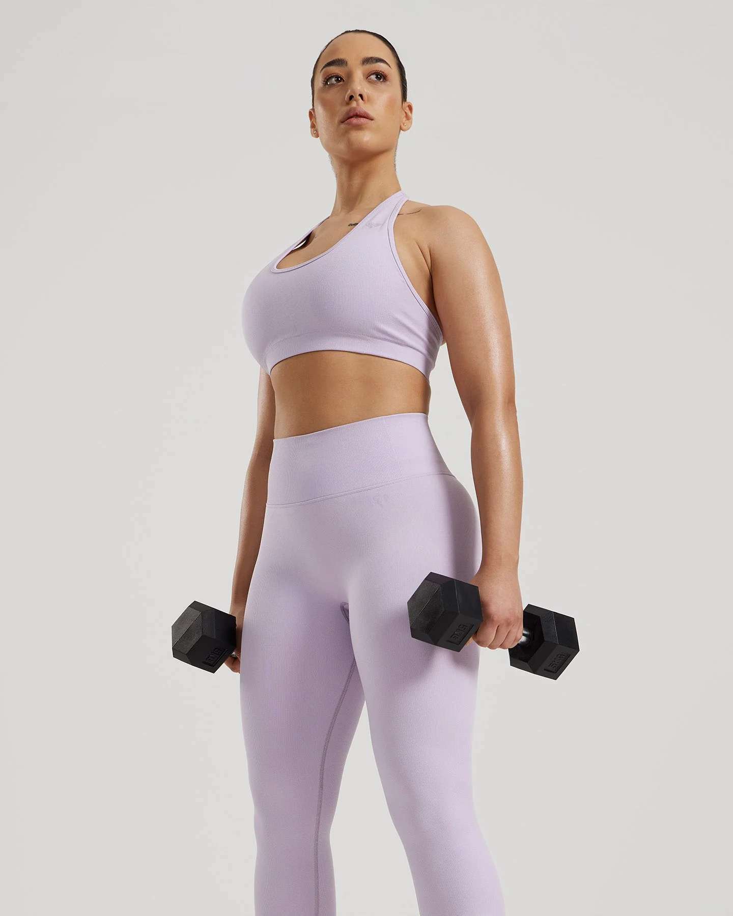 Motion Seamless Halter Bra | Cool Lilac - Image 4