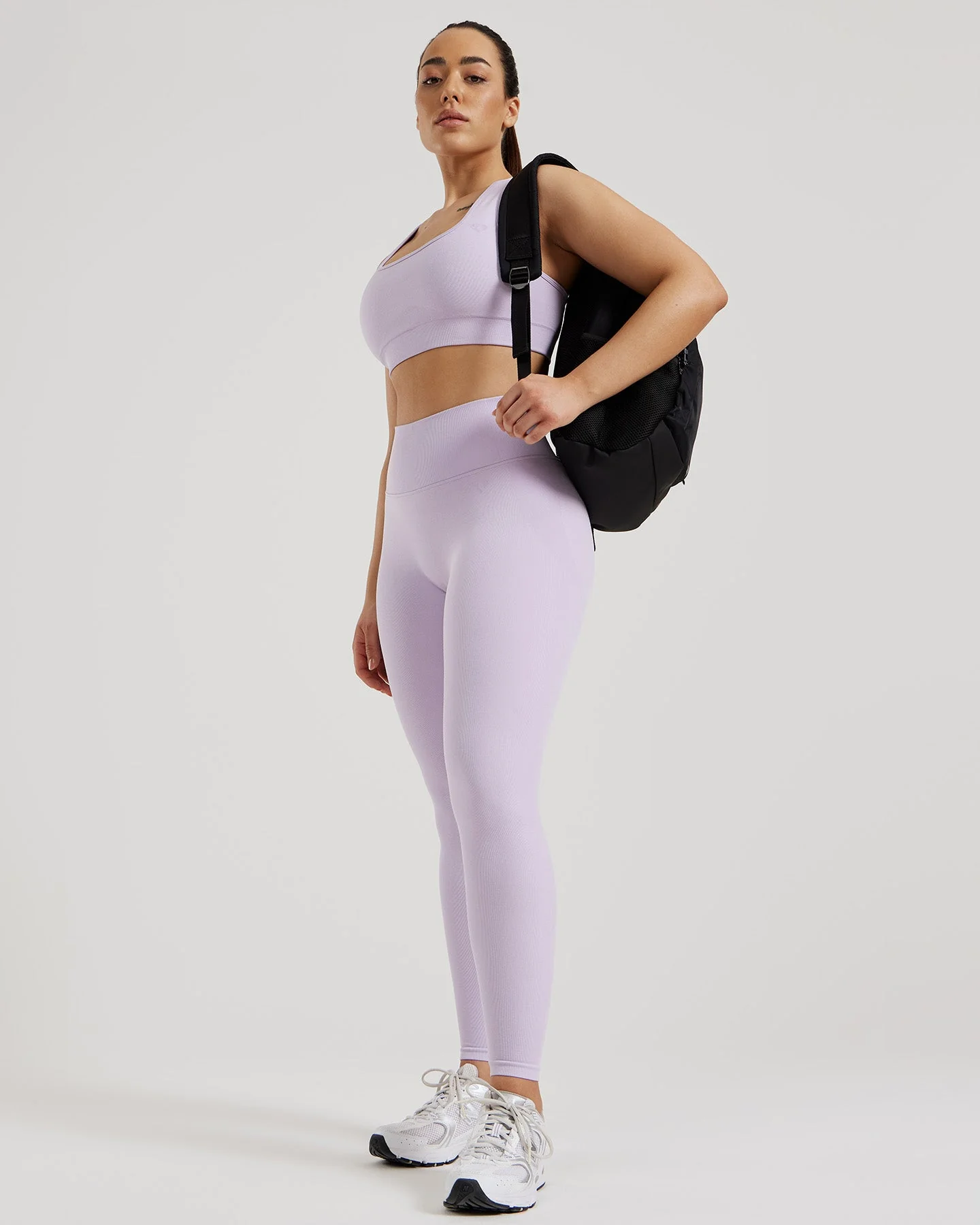 Motion Seamless Racer Back Bra | Cool Lilac - Image 6
