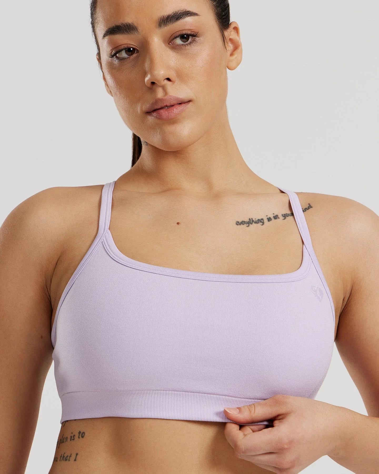 Motion Seamless Straight Neck Bra | Cool Lilac - Image 3