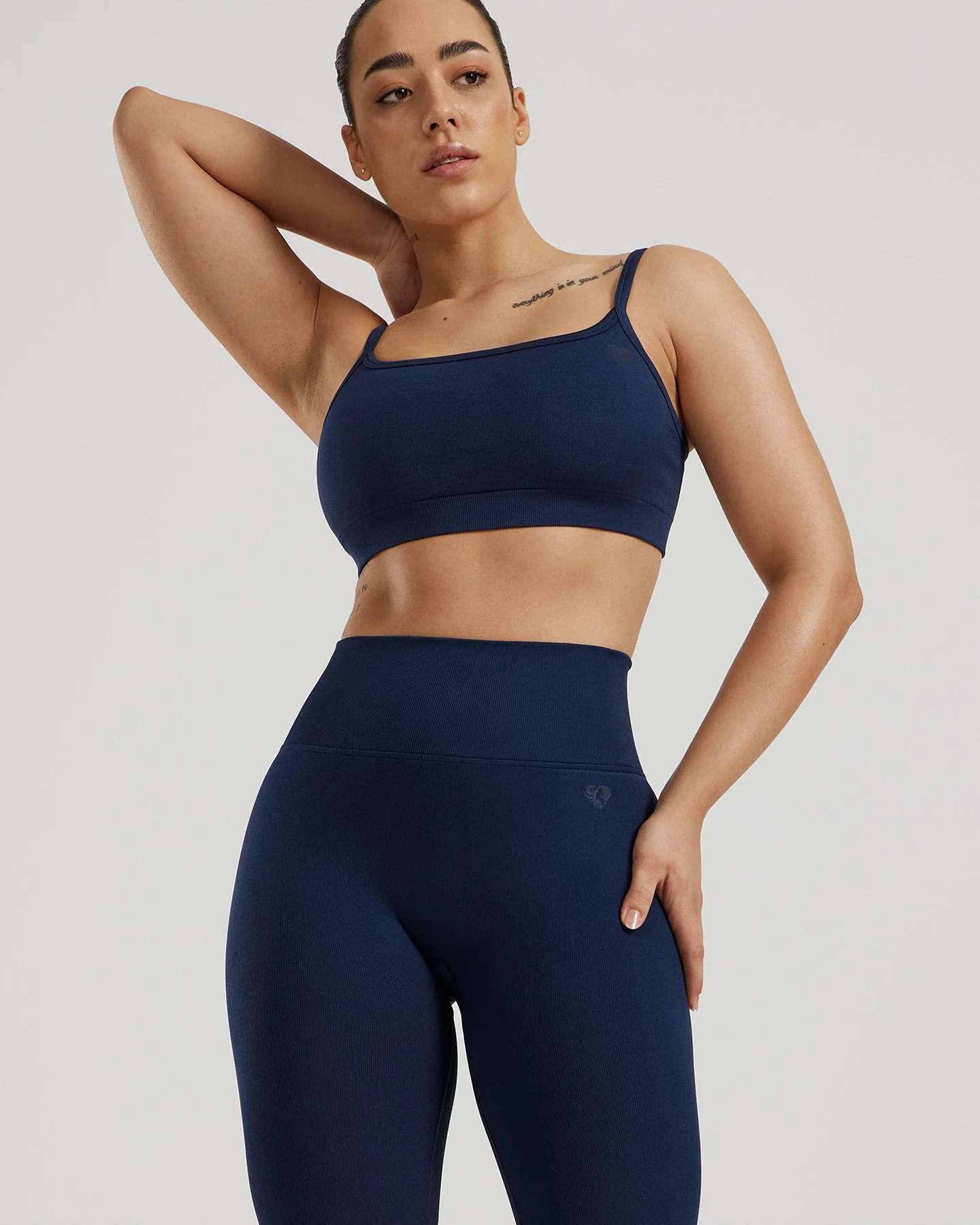 Motion Seamless Straight Neck Bra | Sapphire Blue - Image 6