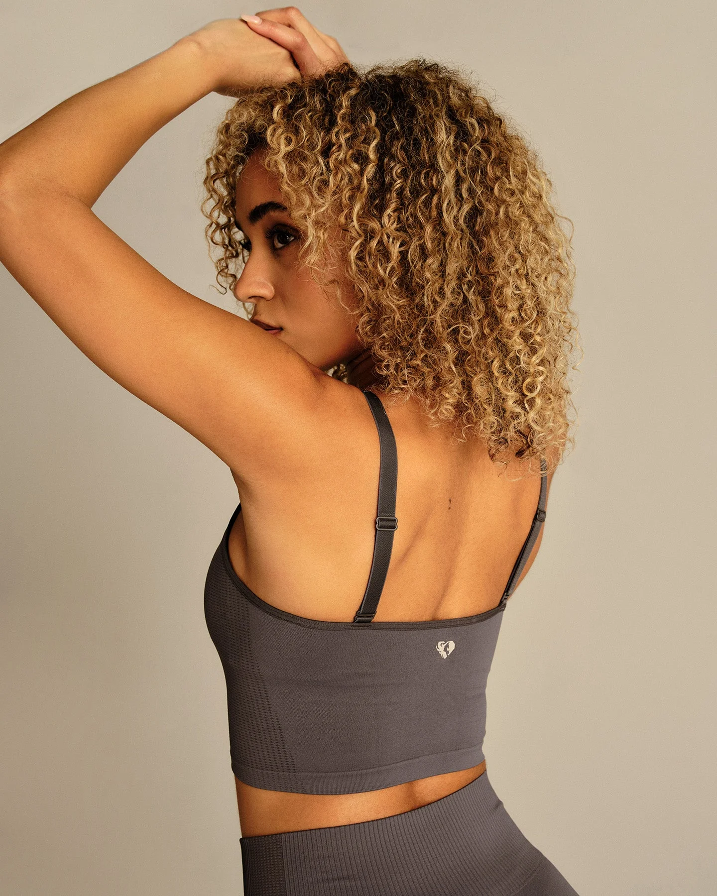 Power Built-In Bra Tank | Slate Grey - Image 4