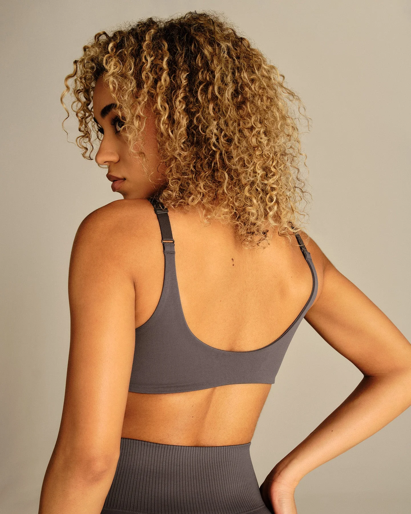 Power Reversible Twist Bra | Slate Grey - Image 2
