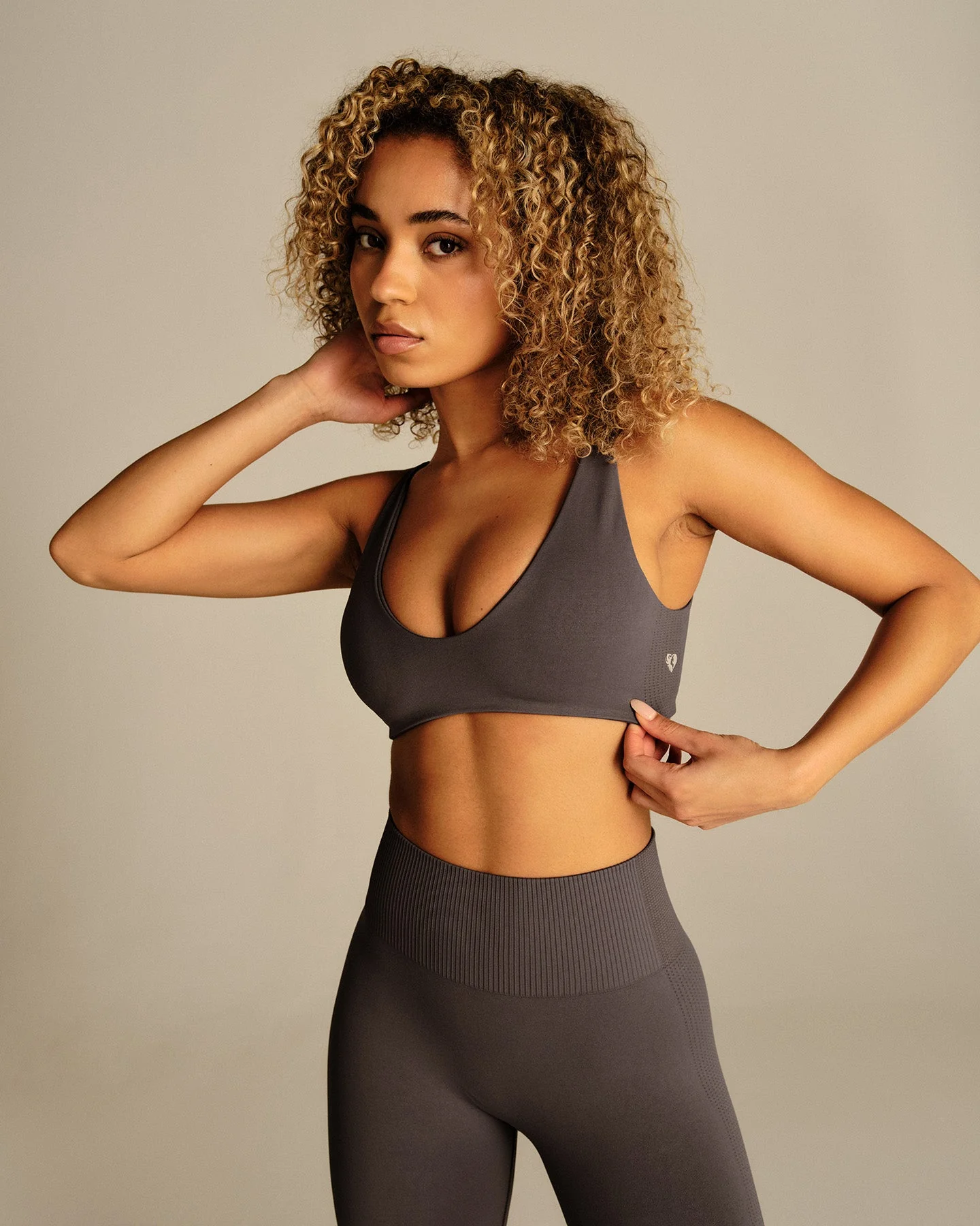Power Reversible Twist Bra | Slate Grey - Image 3