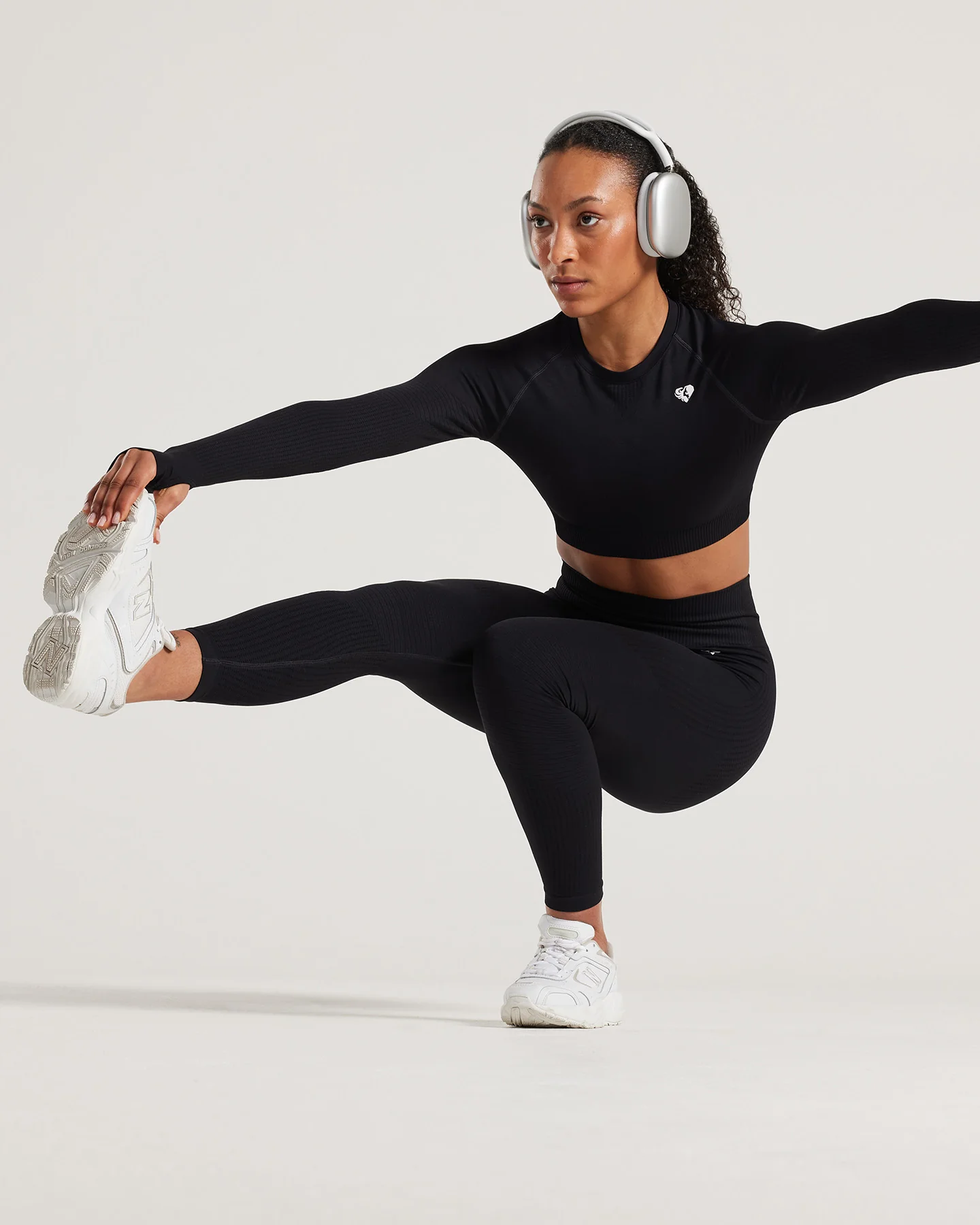 Power High Waist 7/8 Leggings | Black - Image 2