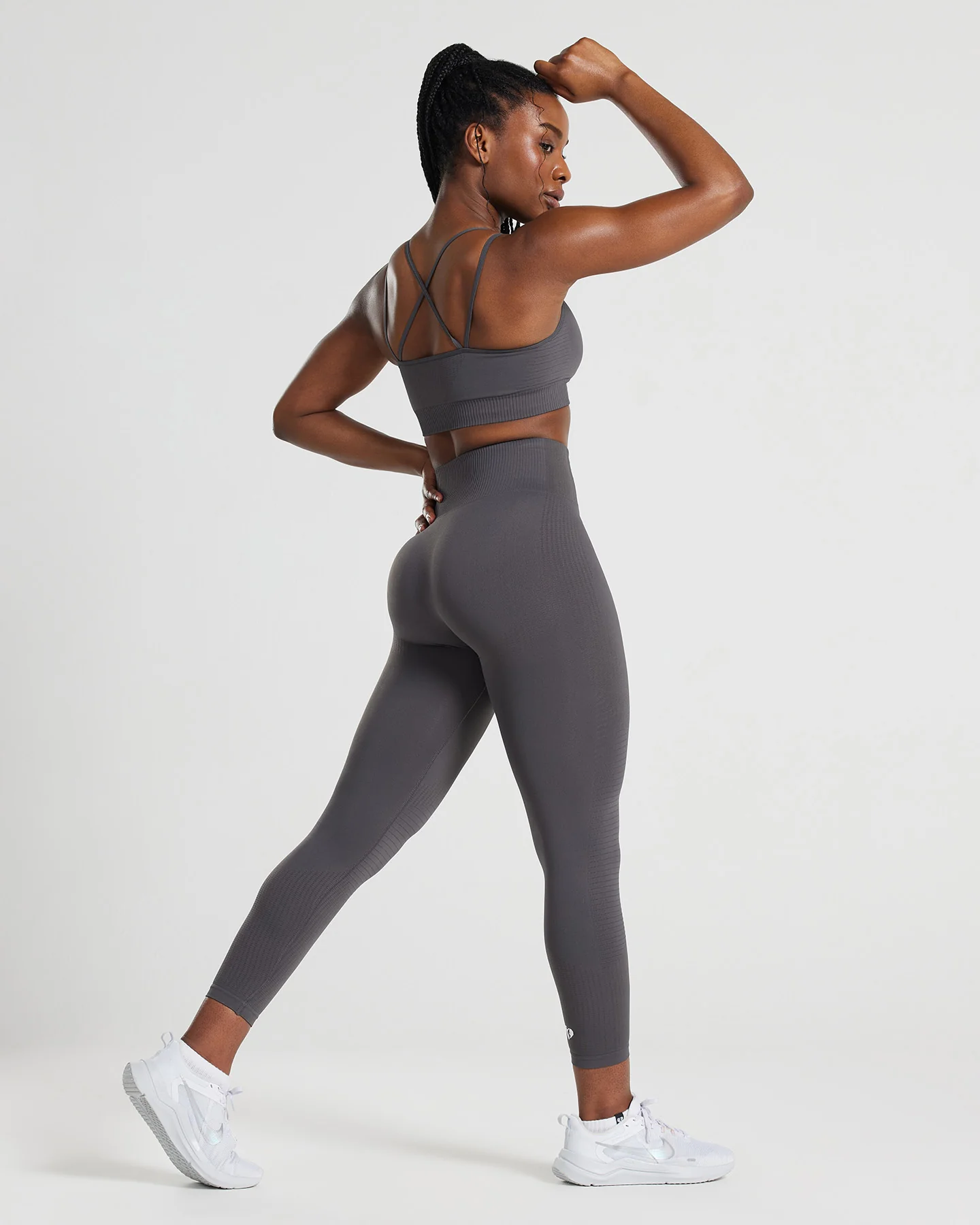Power High Waist 7/8 Leggings | Graphite - Image 6