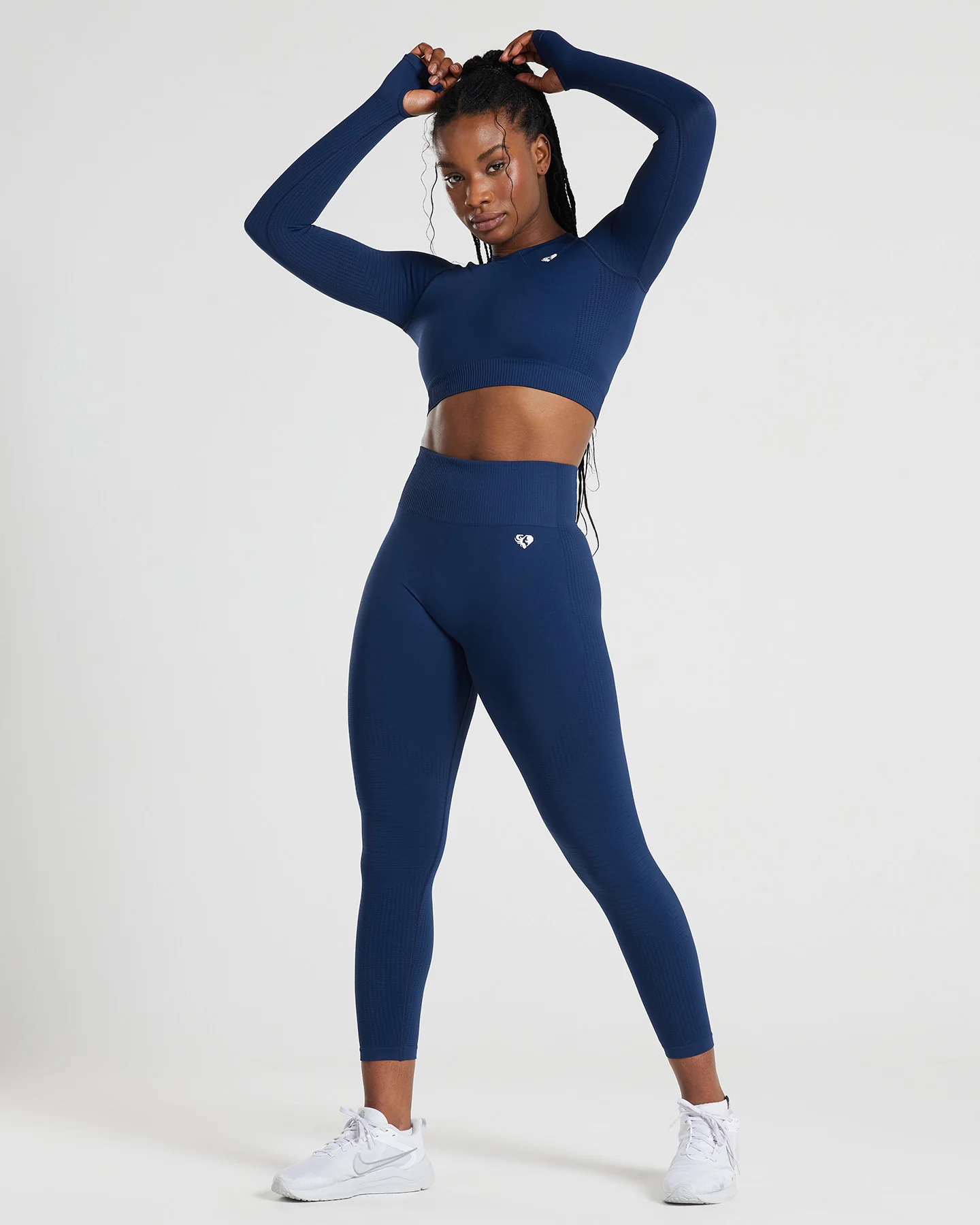 Power High Waist 7/8 Leggings | Sapphire Blue - Image 6