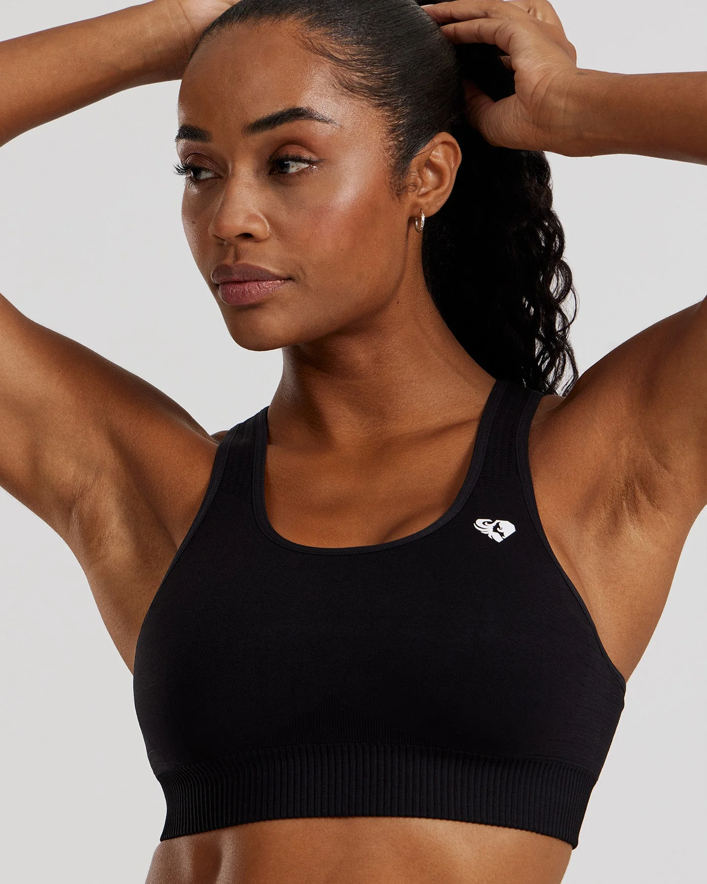 Power Adjustable Sports Bra | Black - Image 3