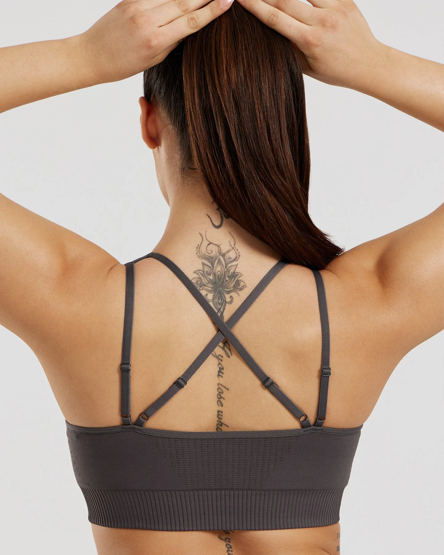 Power Adjustable Sports Bra | Graphite - Image 2
