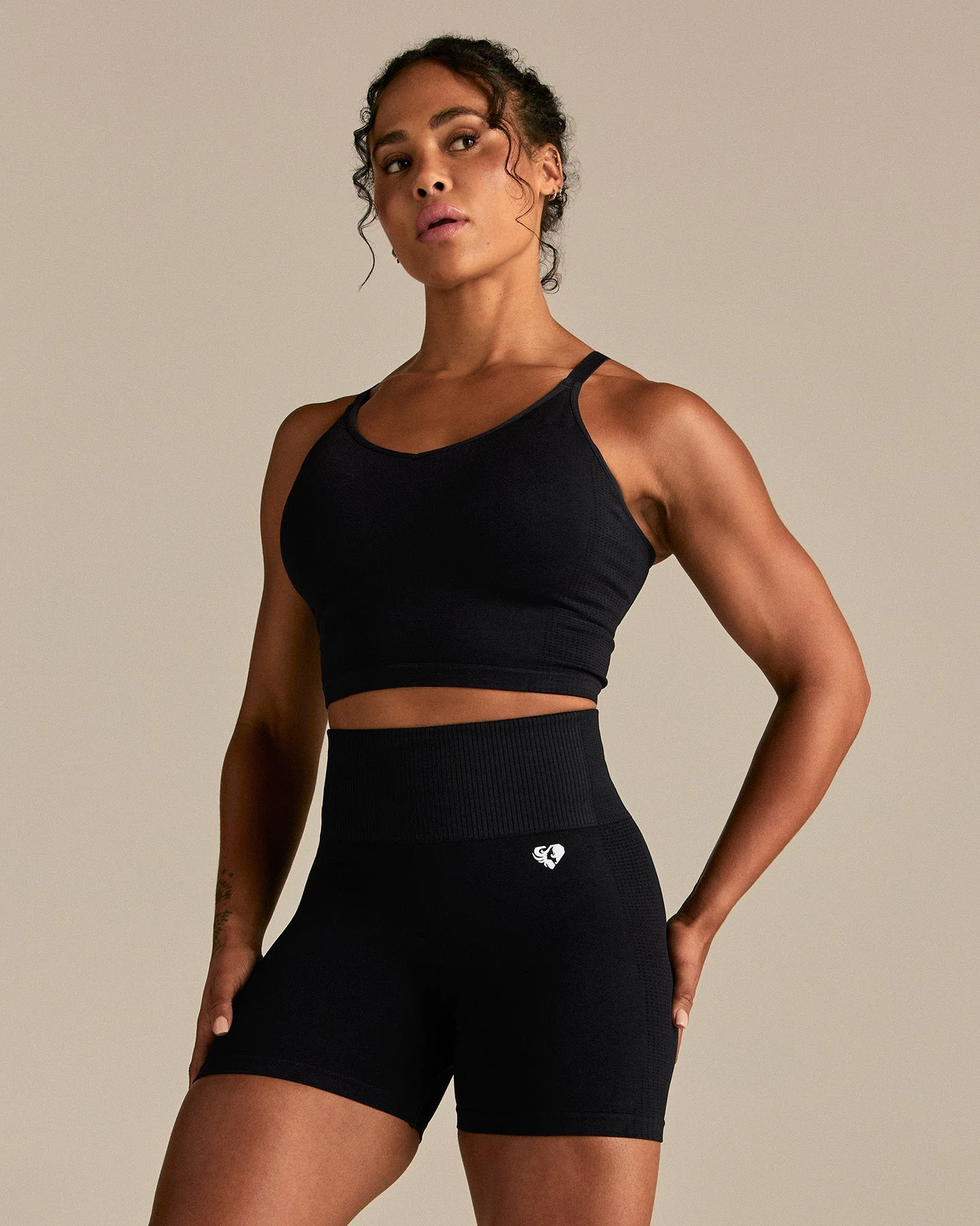 Power Built-In Bra Tank | Black - Image 7